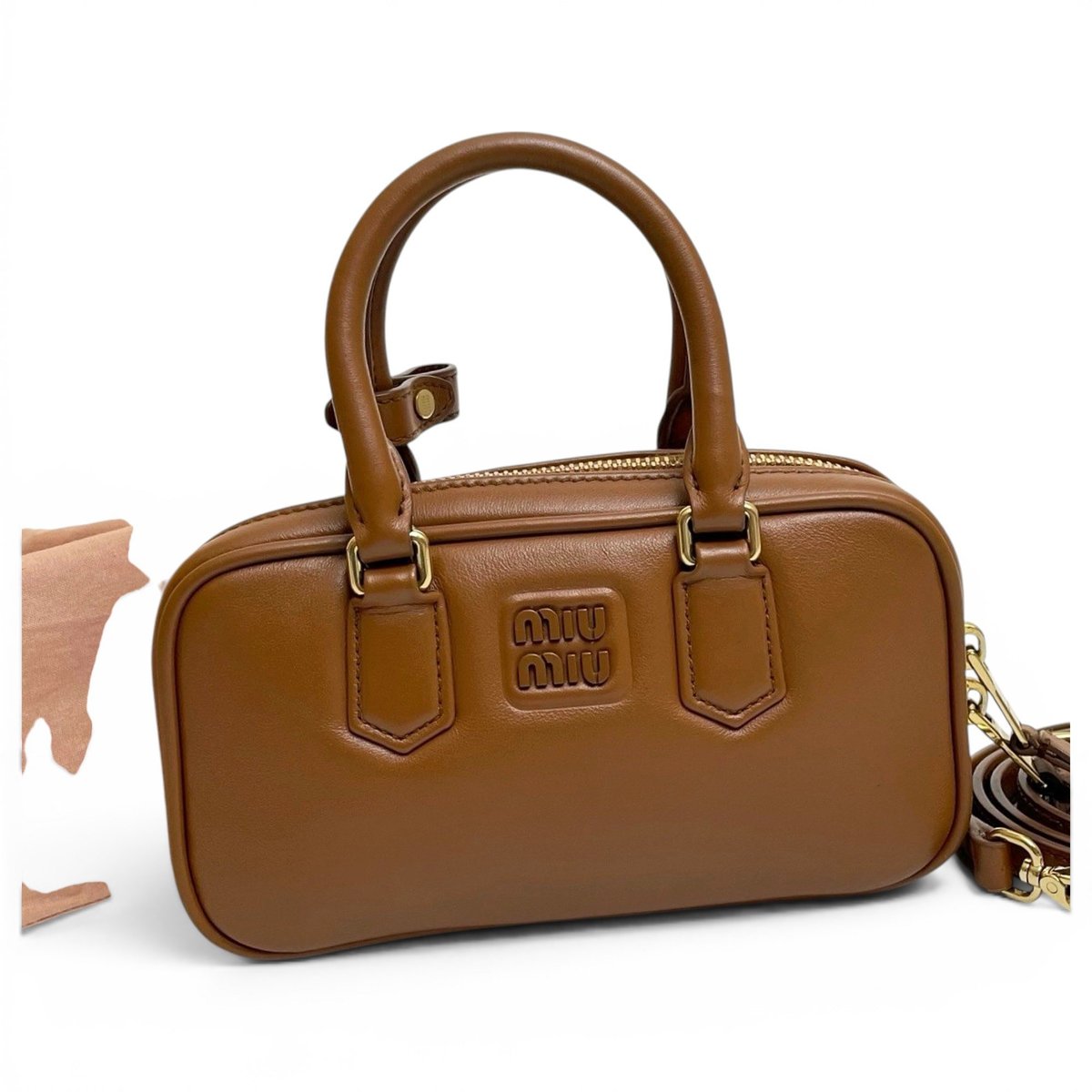 Arcadie leather handbag