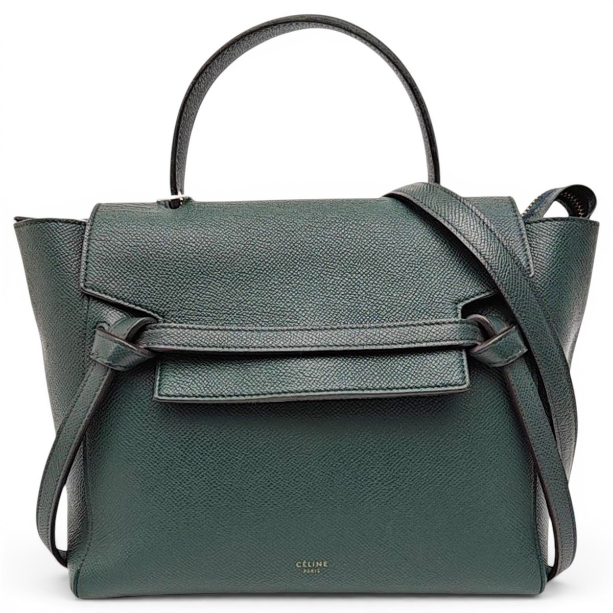 Belt leather handbag