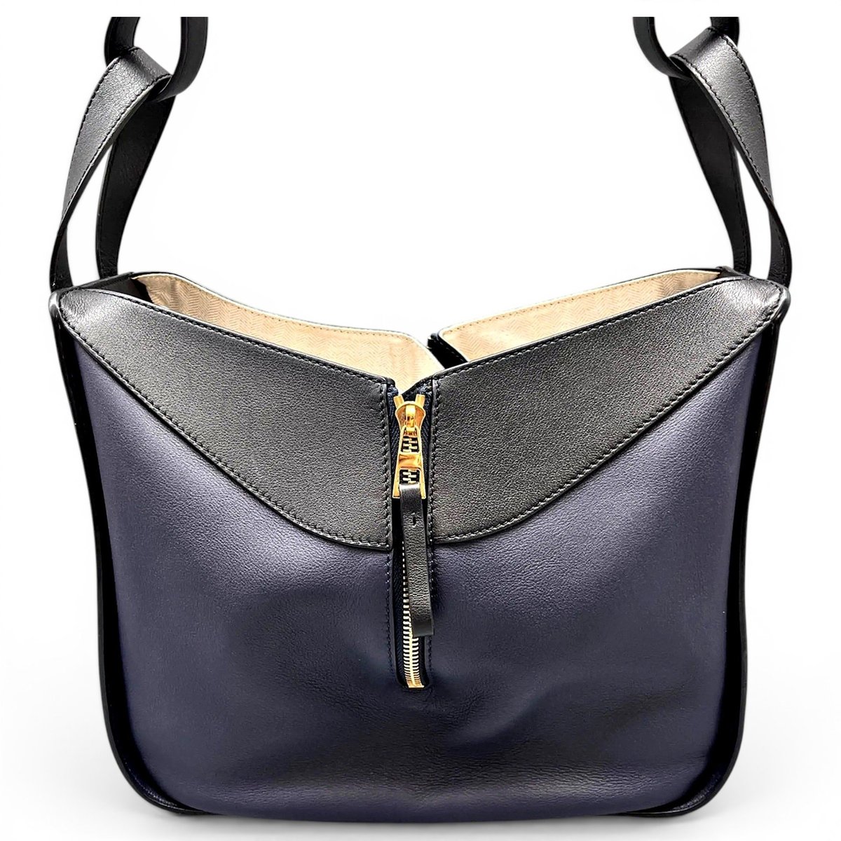 Hammock leather crossbody bag