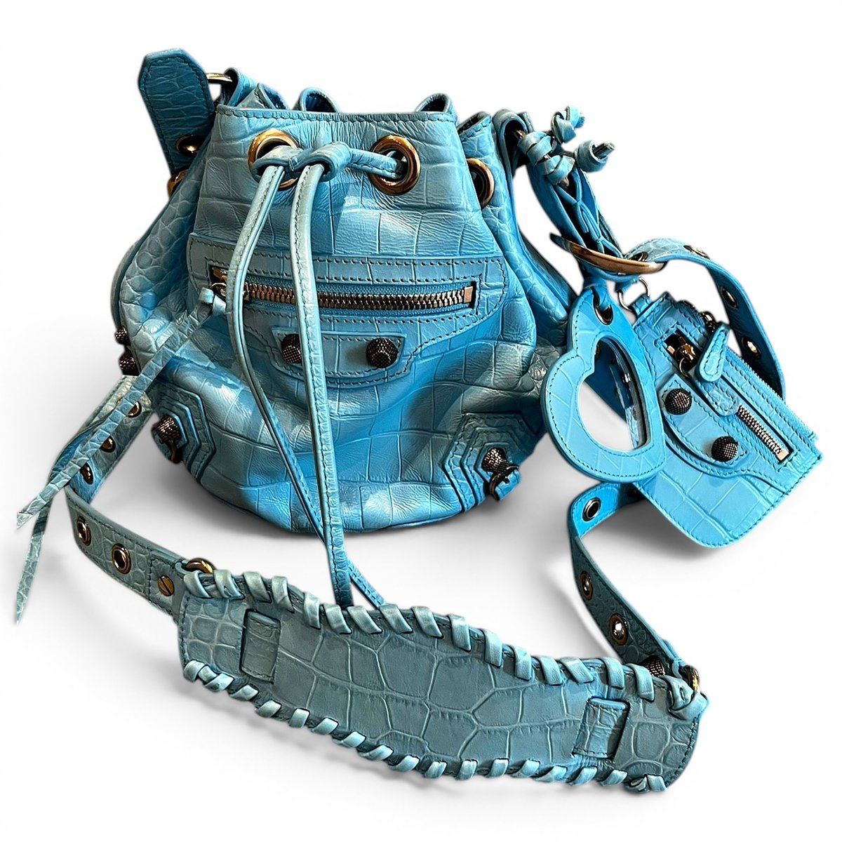 Le Cagole leather crossbody bag