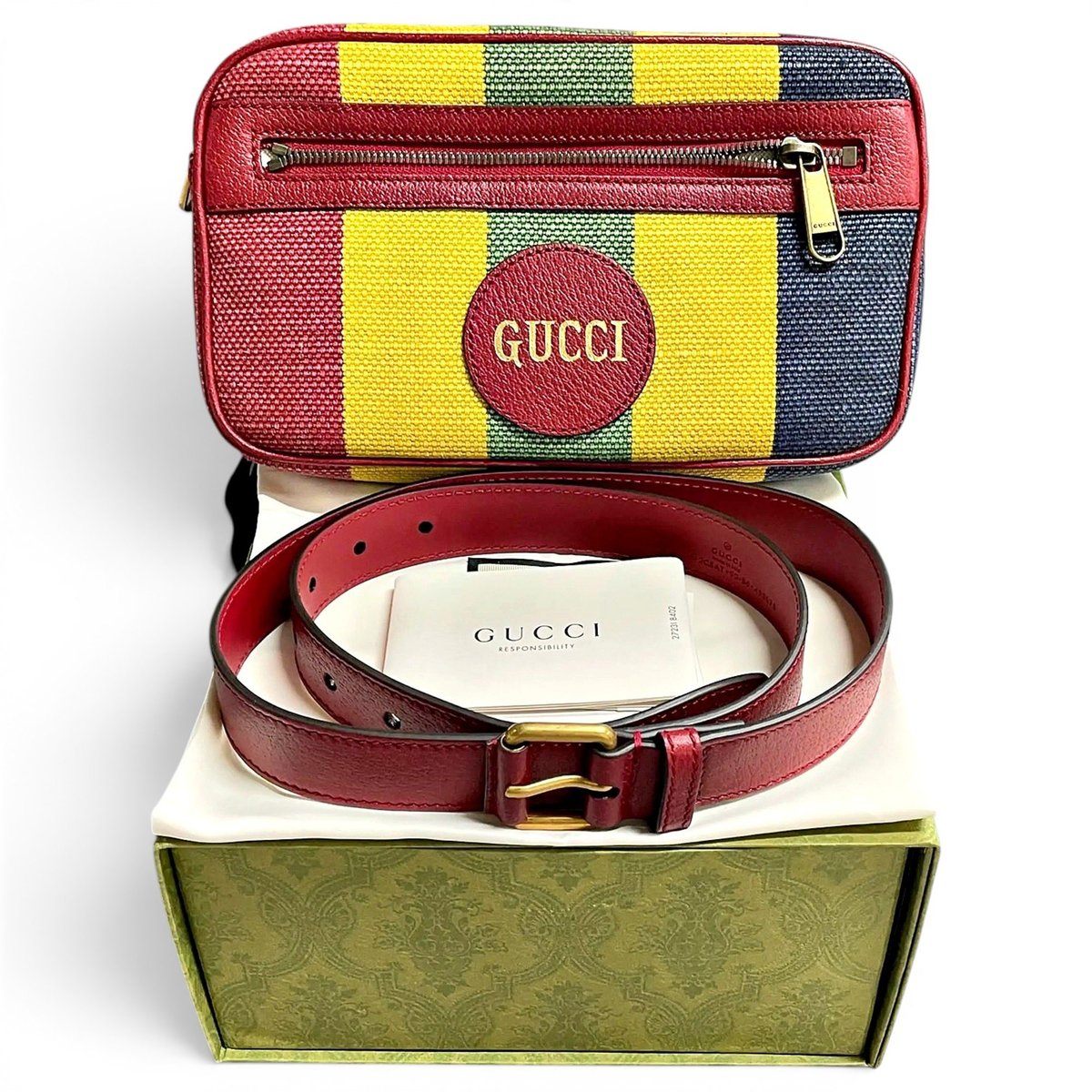 Ophidia cloth crossbody bag