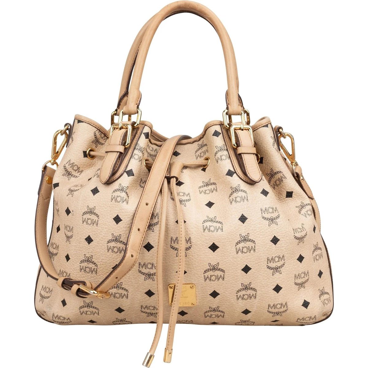 Heritage Drawstring leather handbag