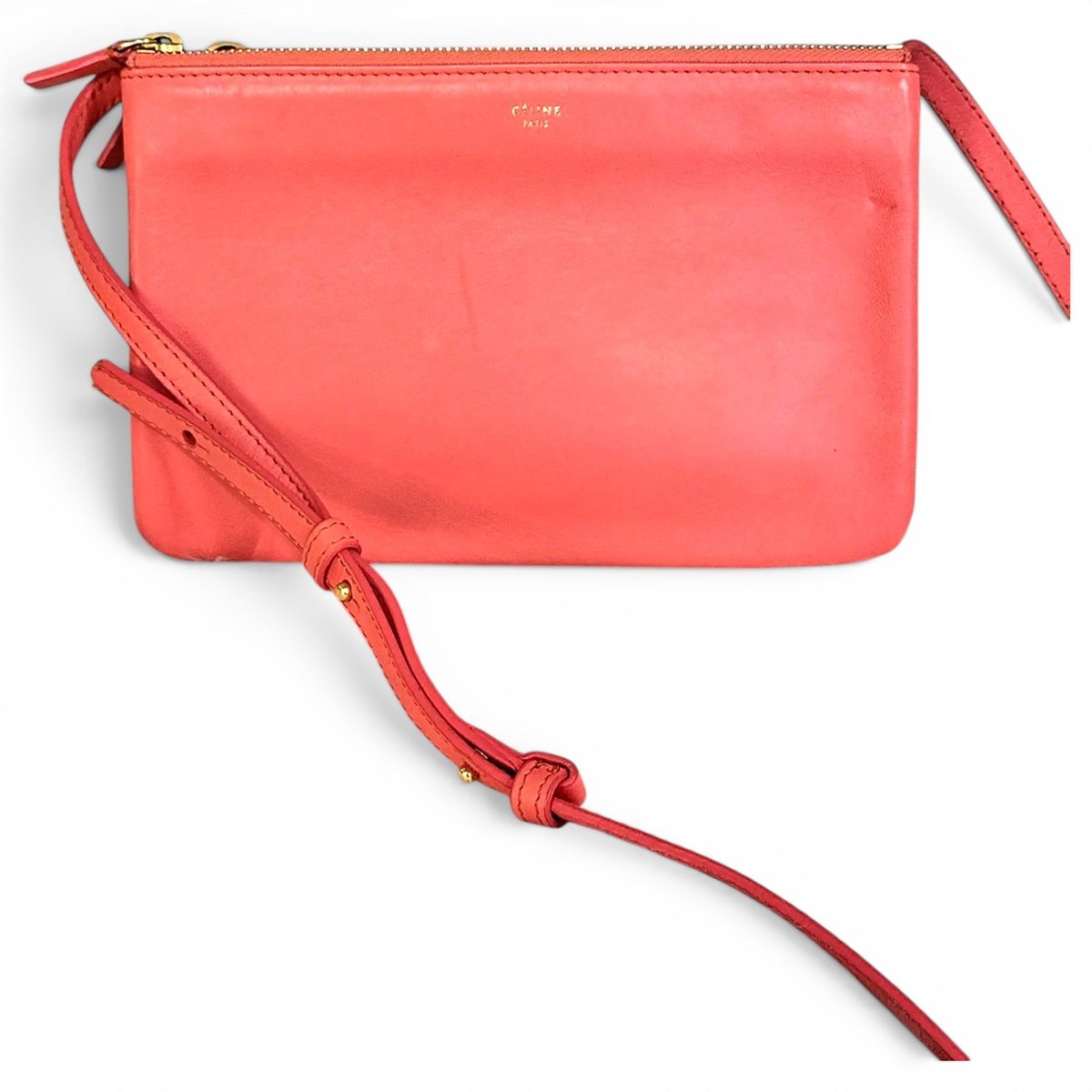 Trio leather crossbody bag