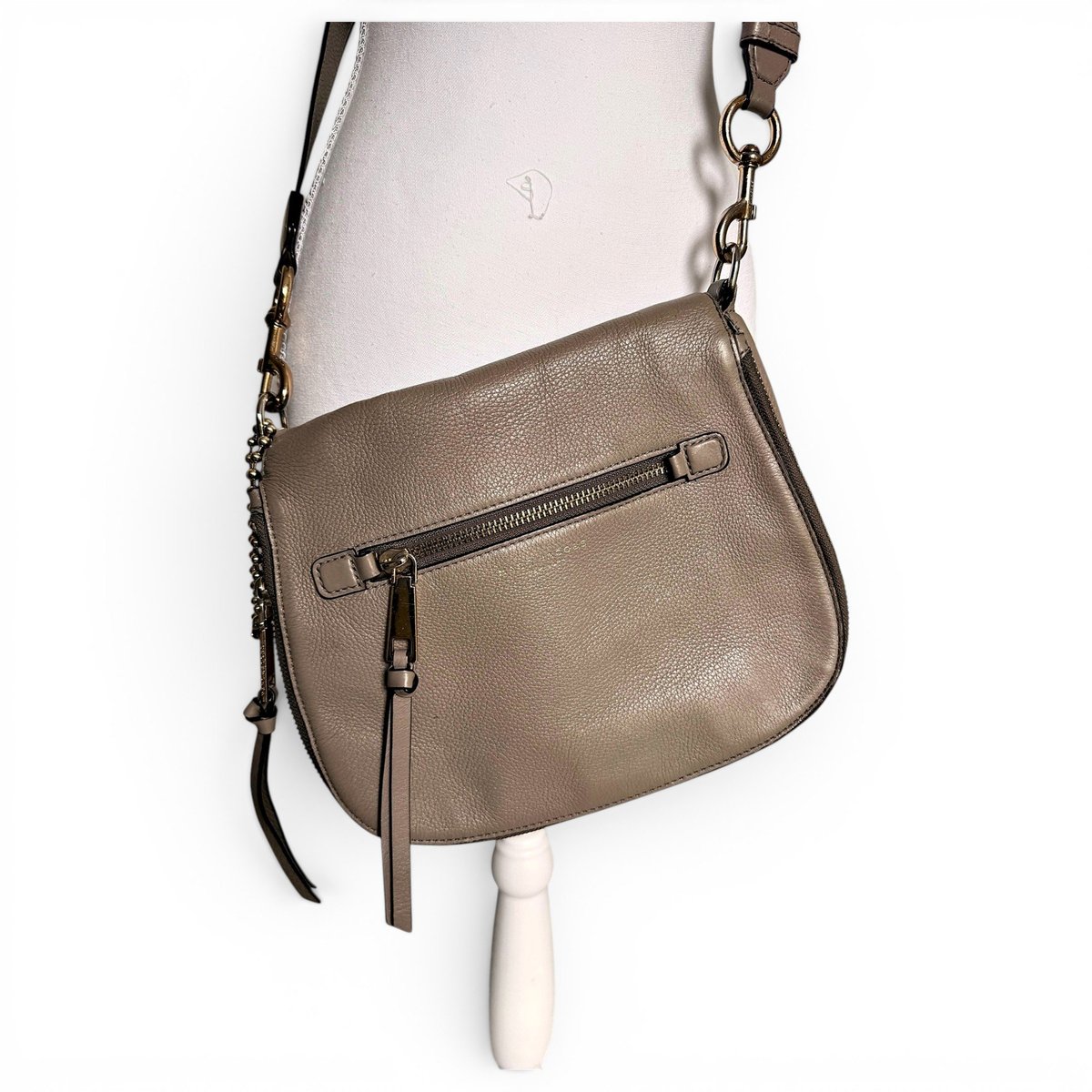 Leather crossbody bag