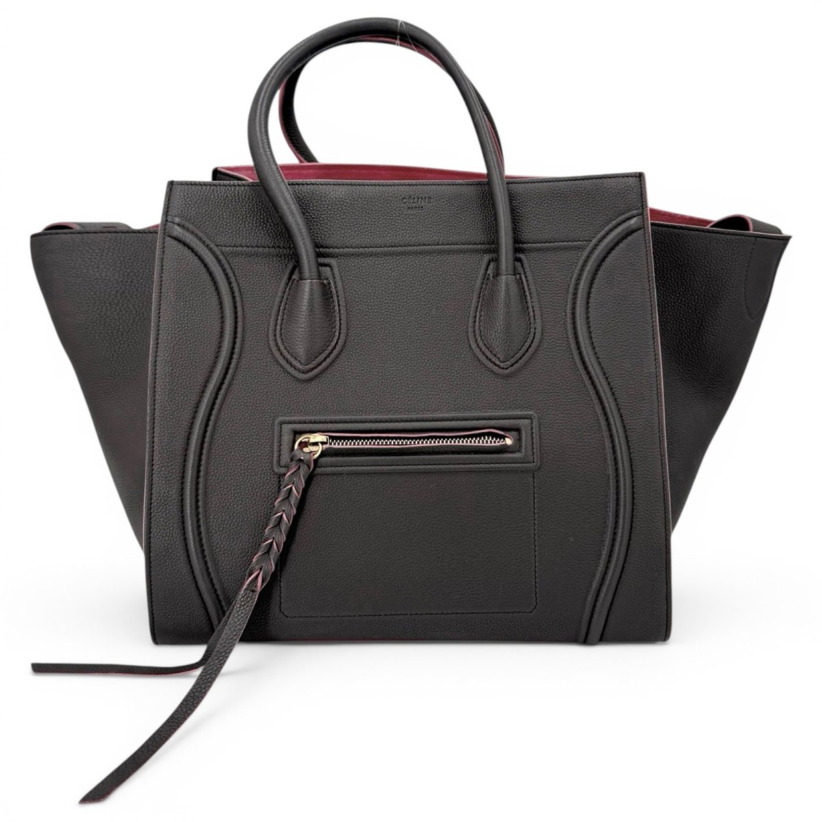 Luggage leather handbag