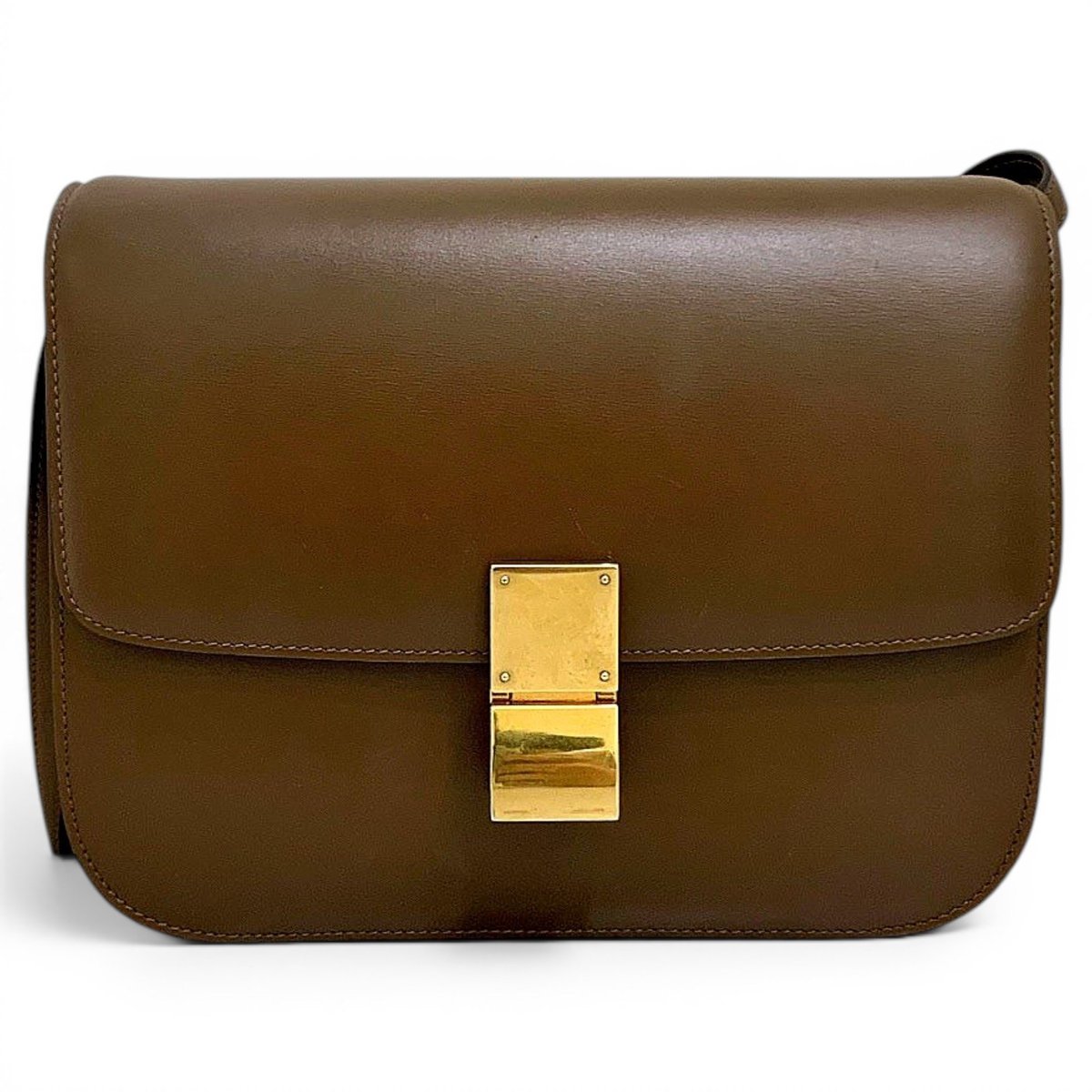 Classic leather crossbody bag