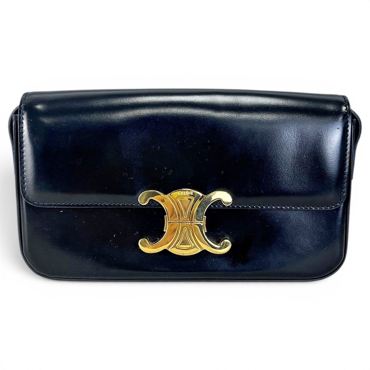 Triomphe leather handbag