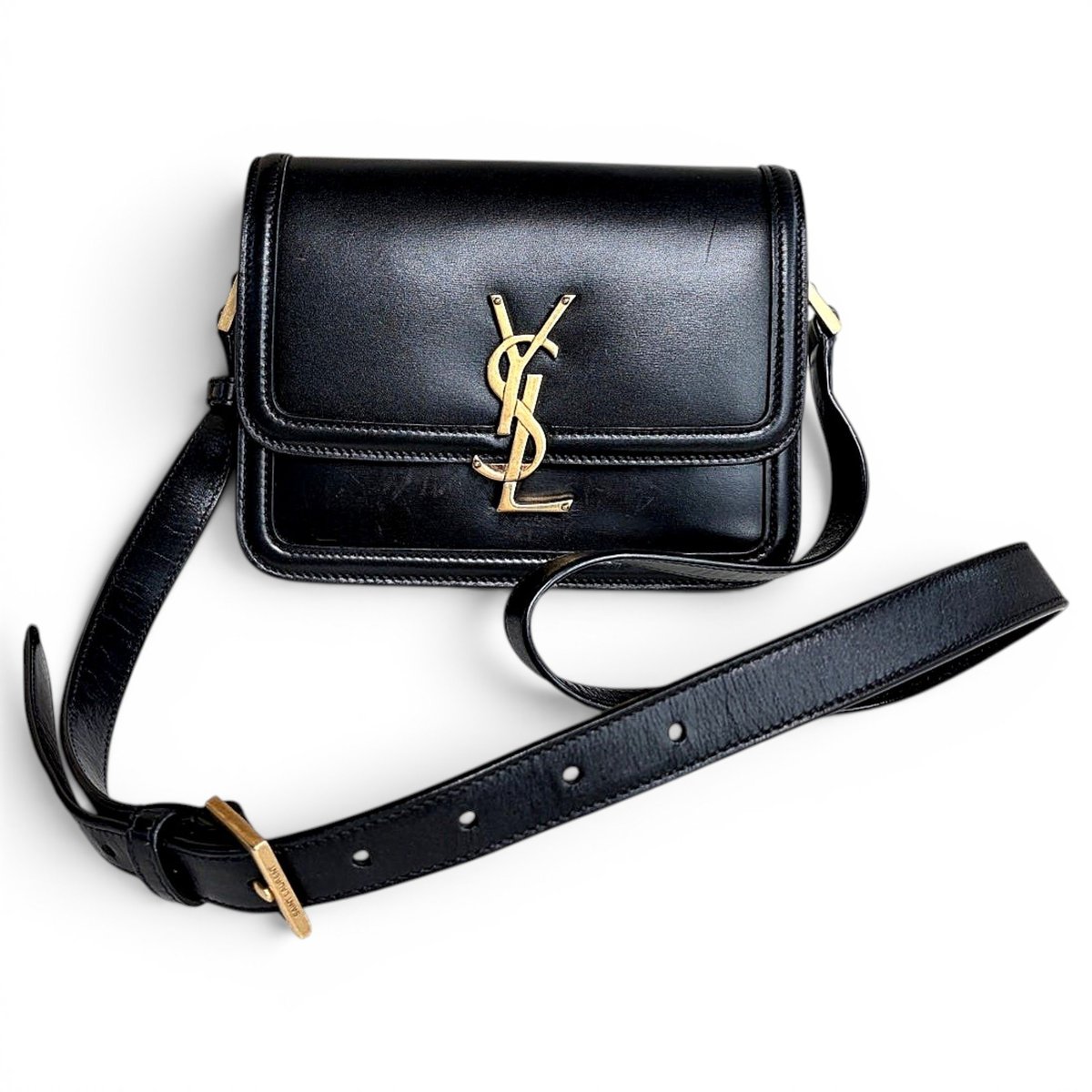 Solférino leather crossbody bag