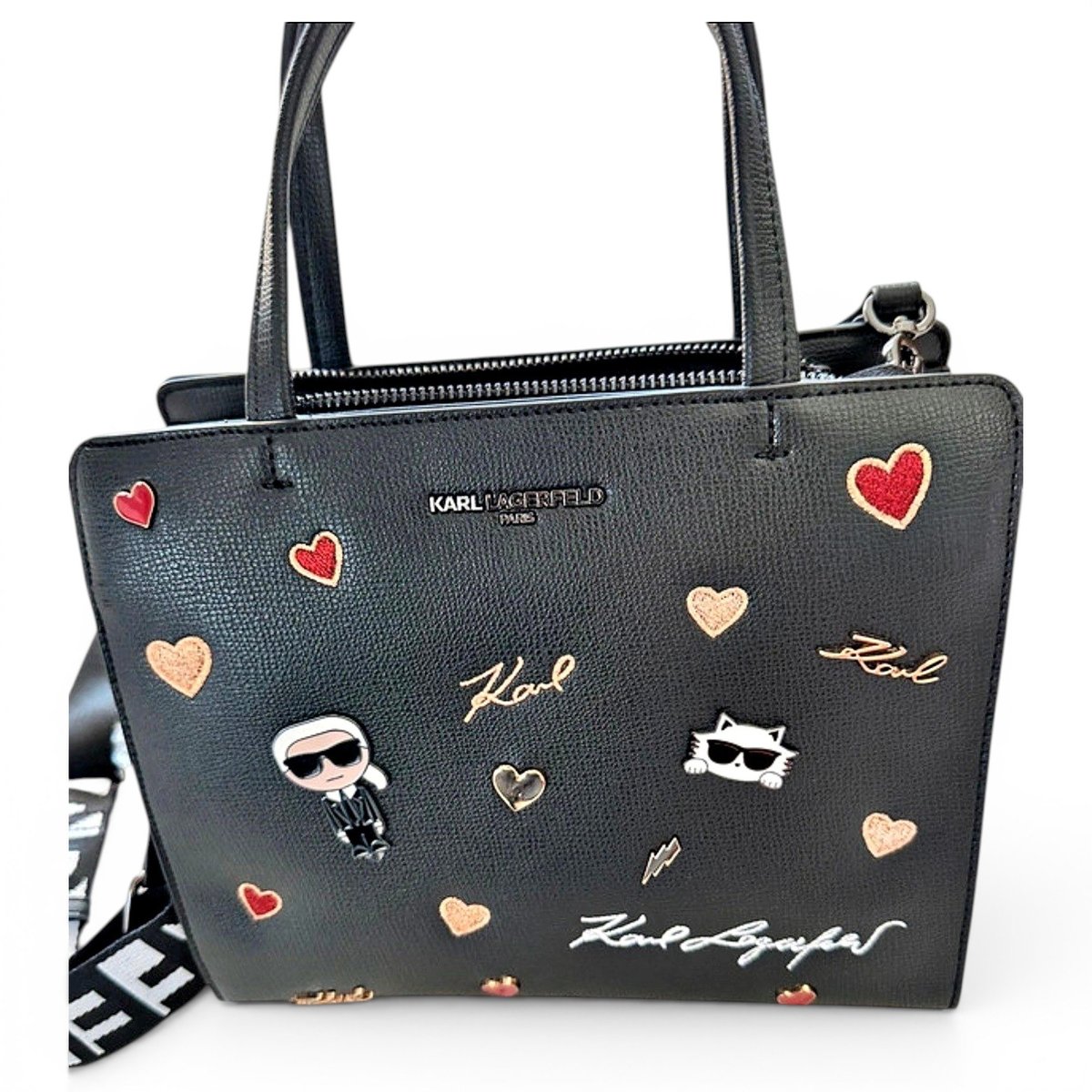 Vegan leather tote