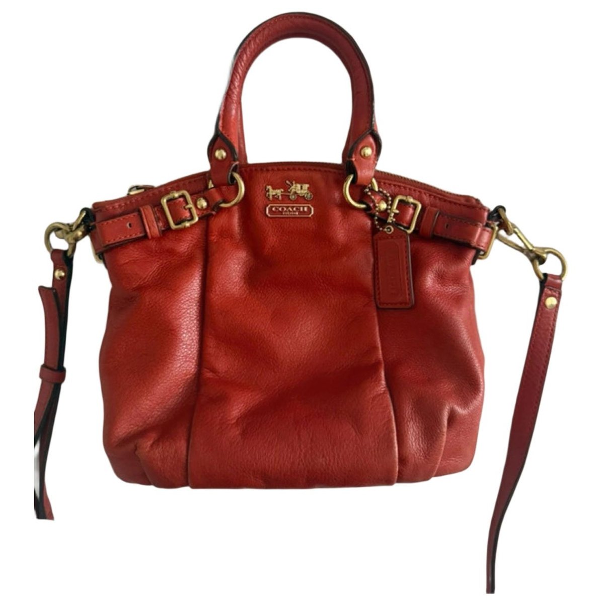 Madison leather satchel