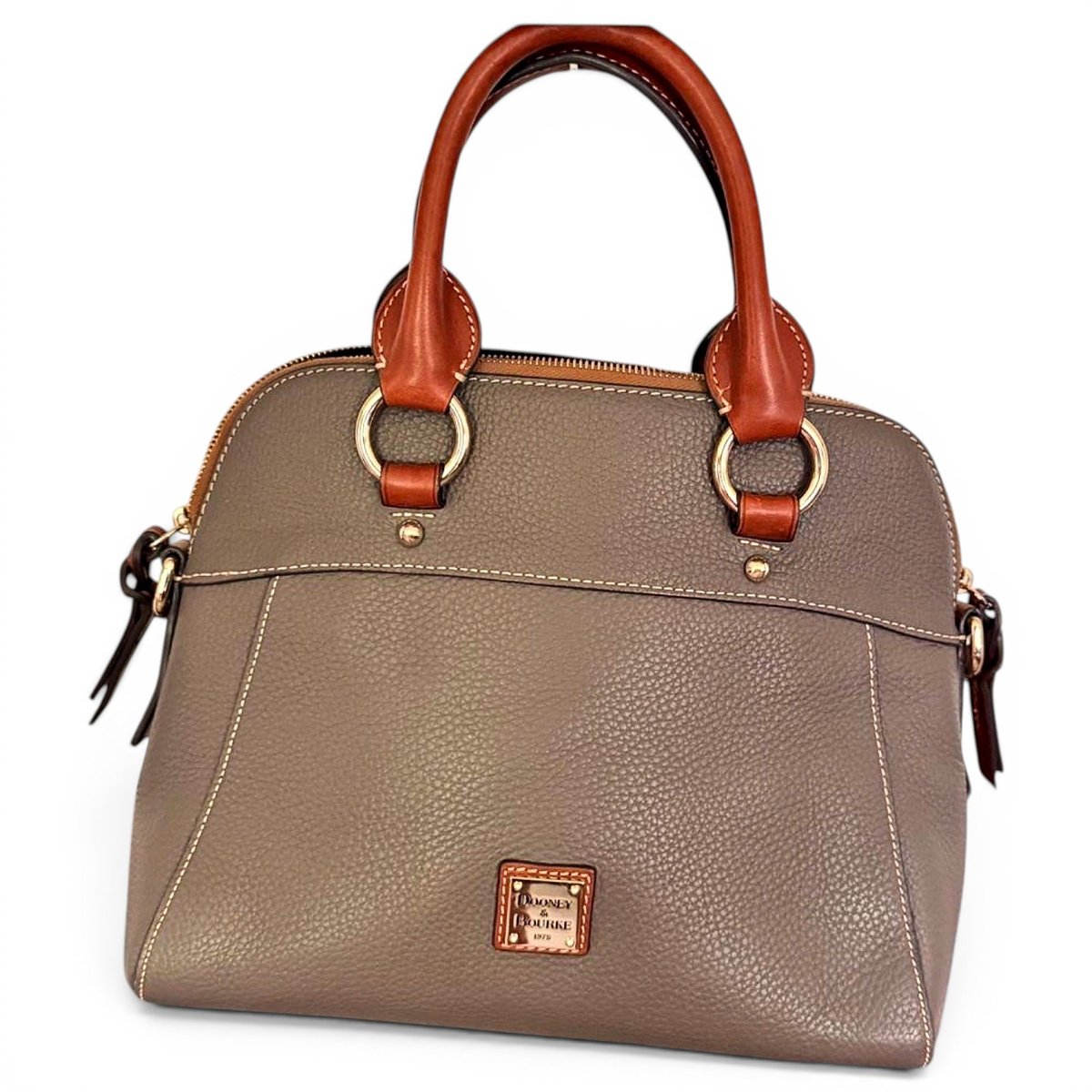 Leather satchel