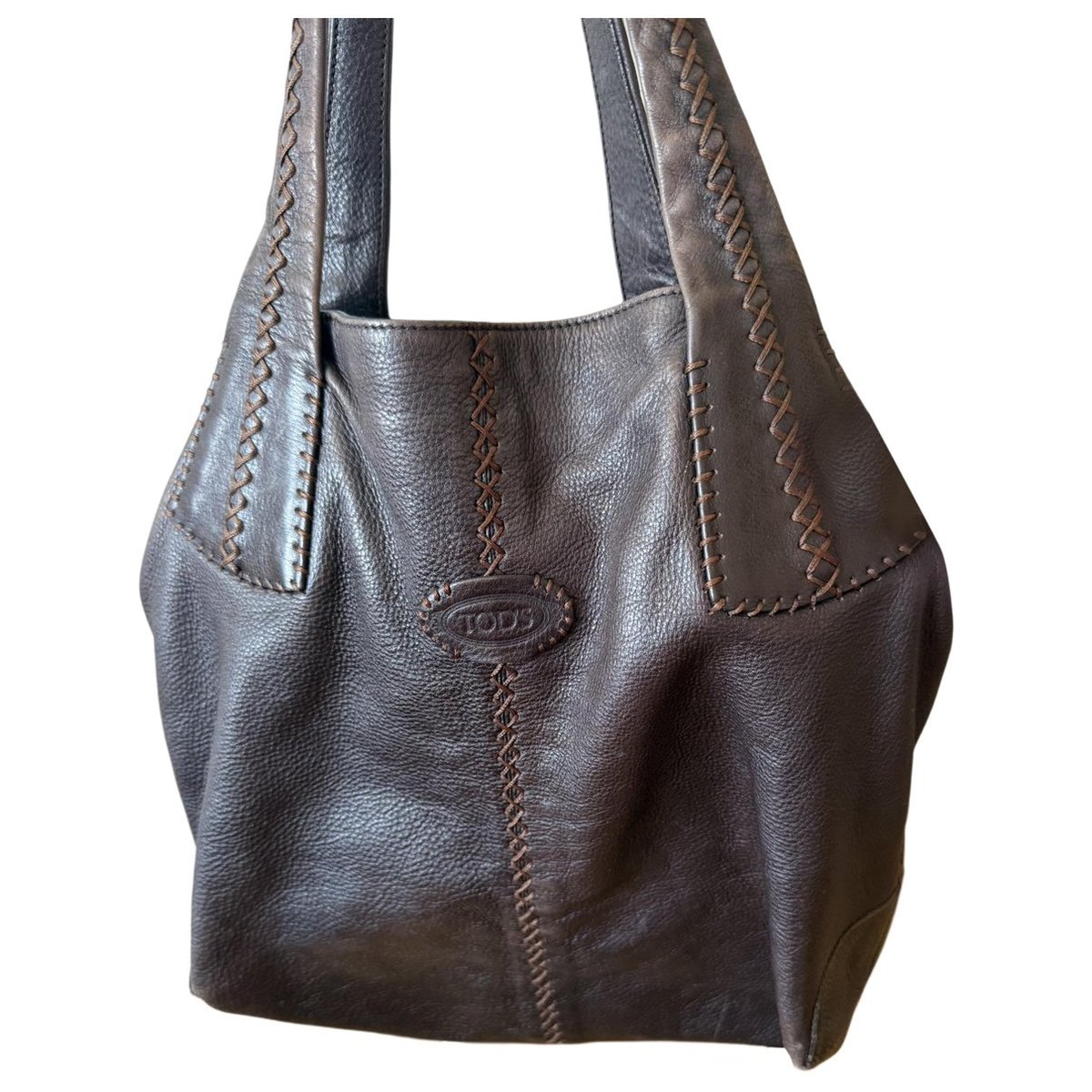 Leather handbag