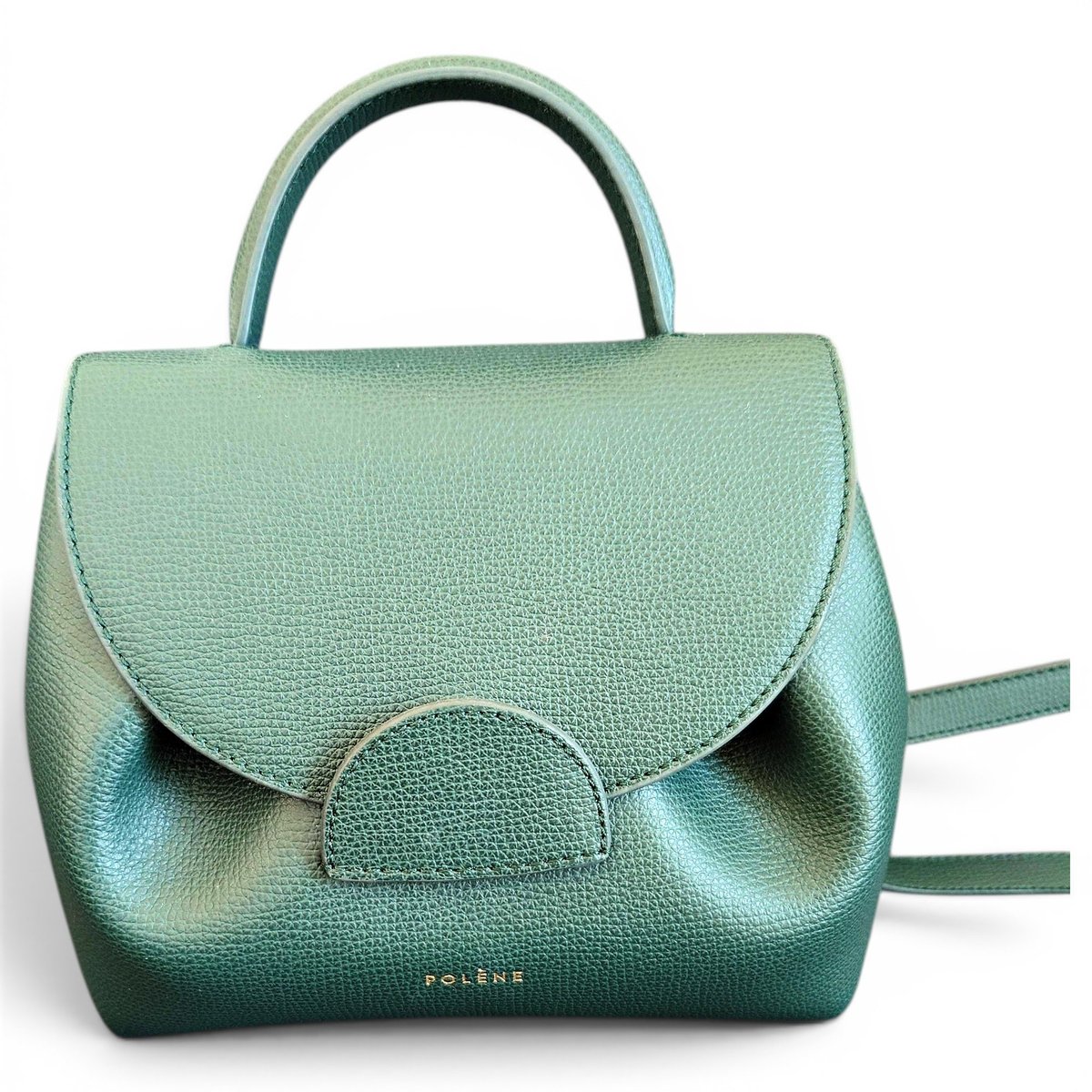 Numéro un nano leather crossbody bag