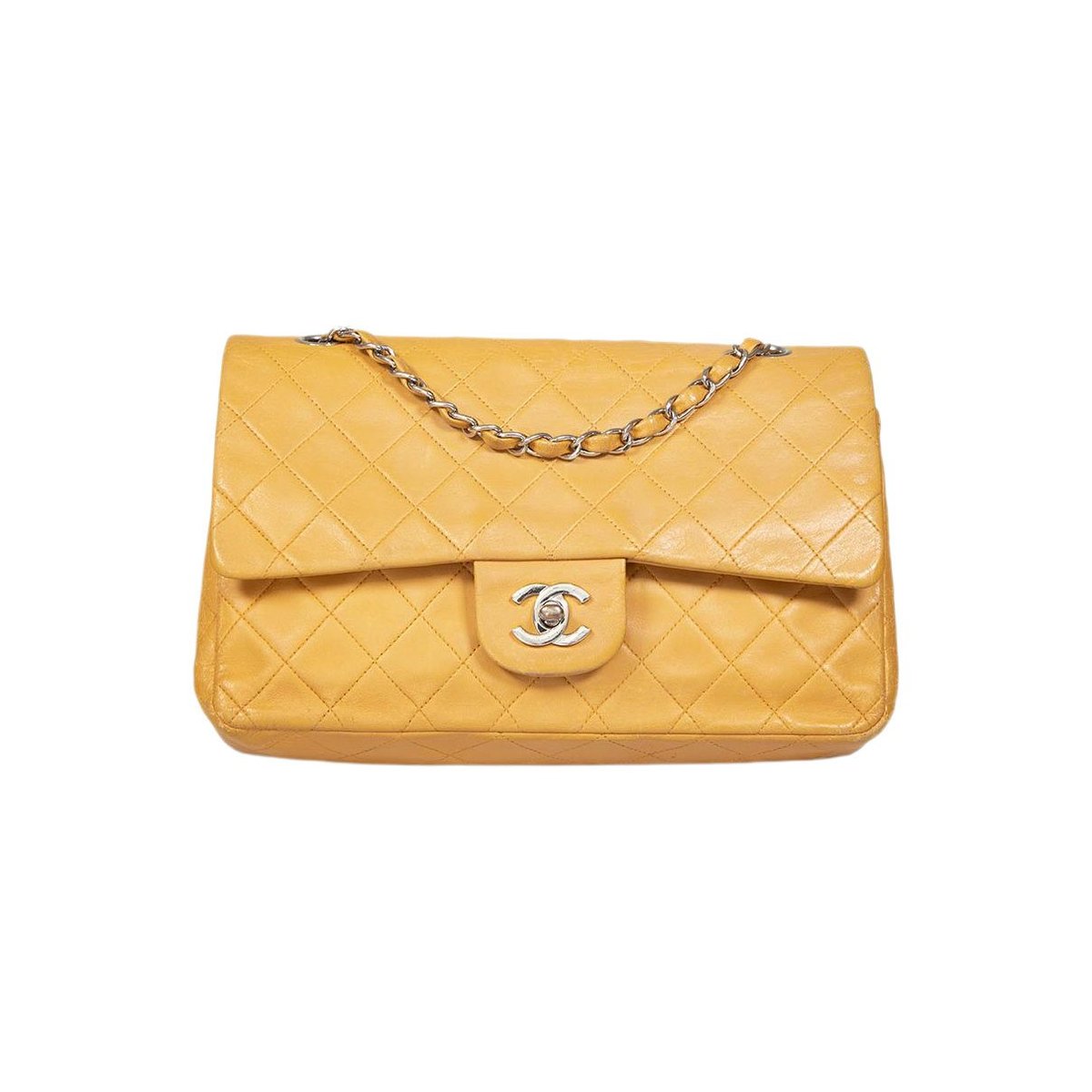 Trendy CC Flap leather handbag
