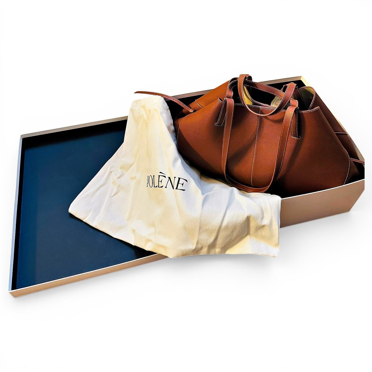 Leather tote