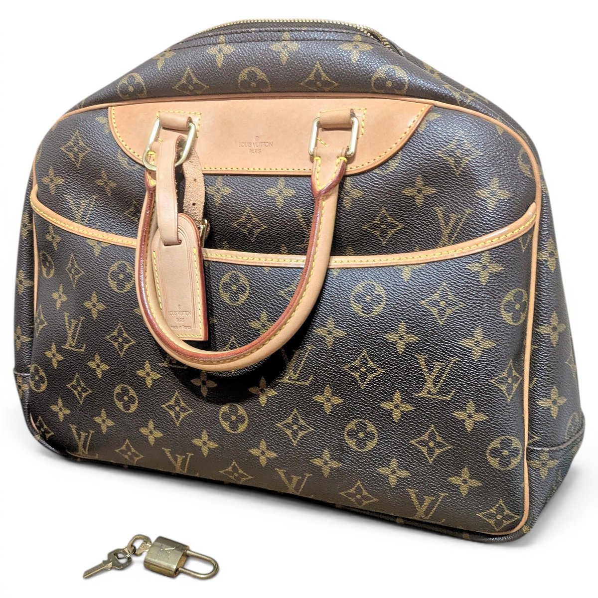 Deauville leather handbag