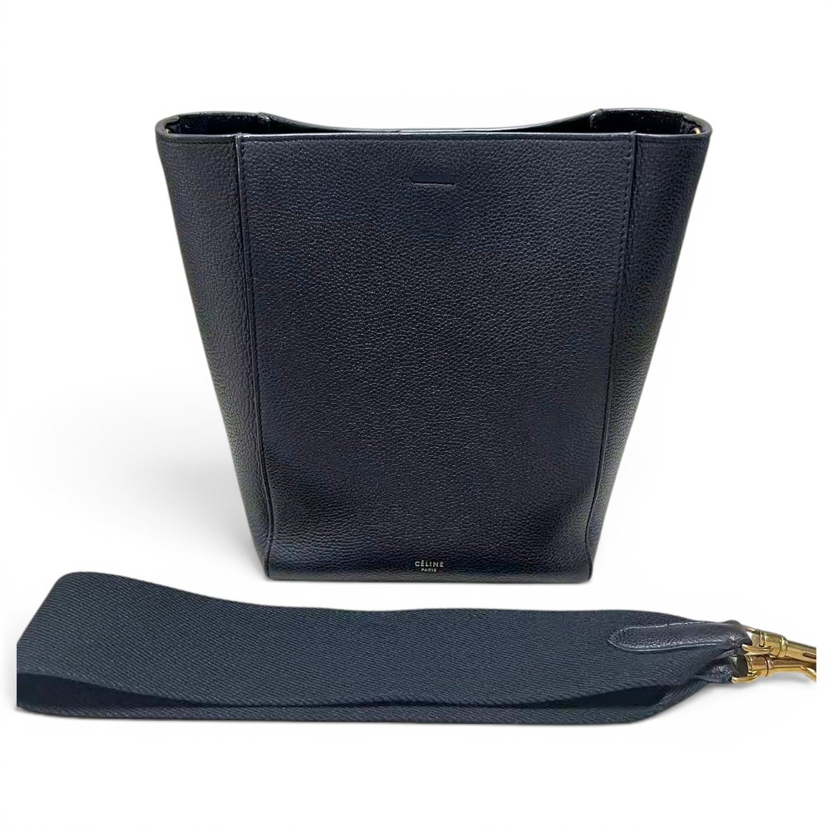 Seau Sangle leather tote