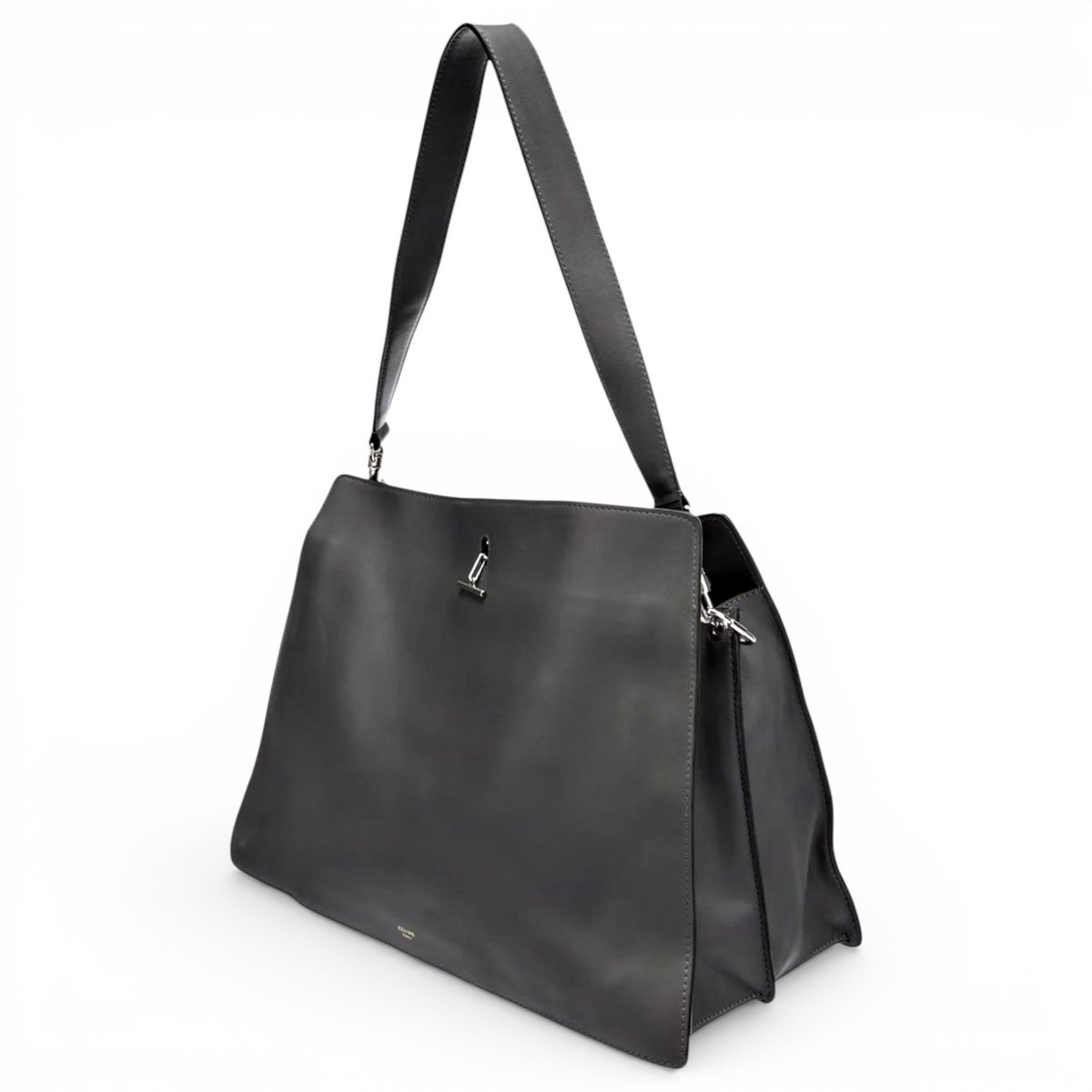 Triomphe Maillon Chain leather handbag