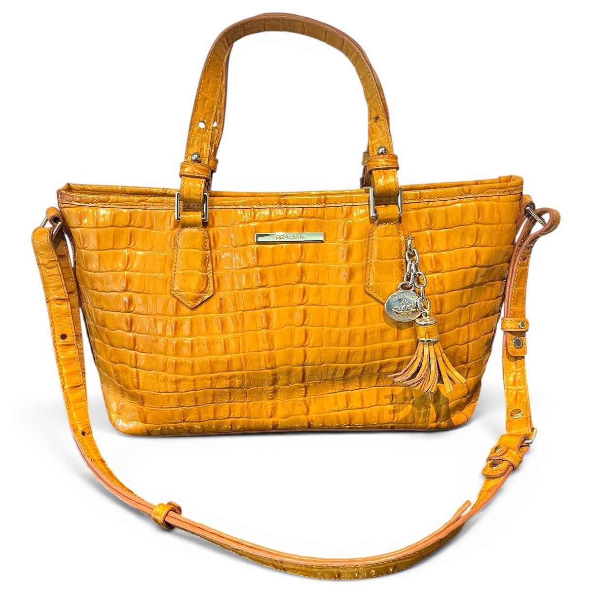 Leather satchel