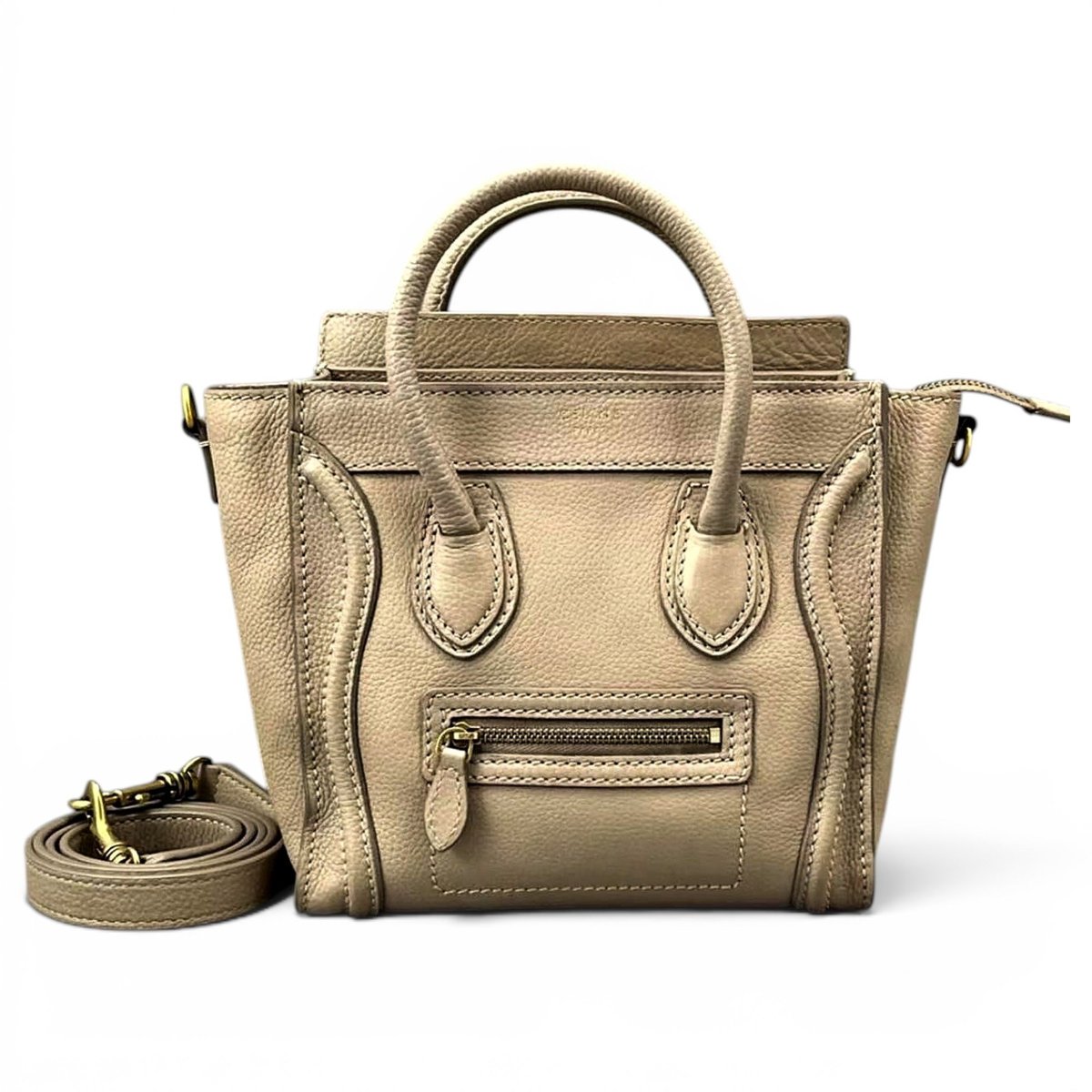 Nano Luggage leather handbag