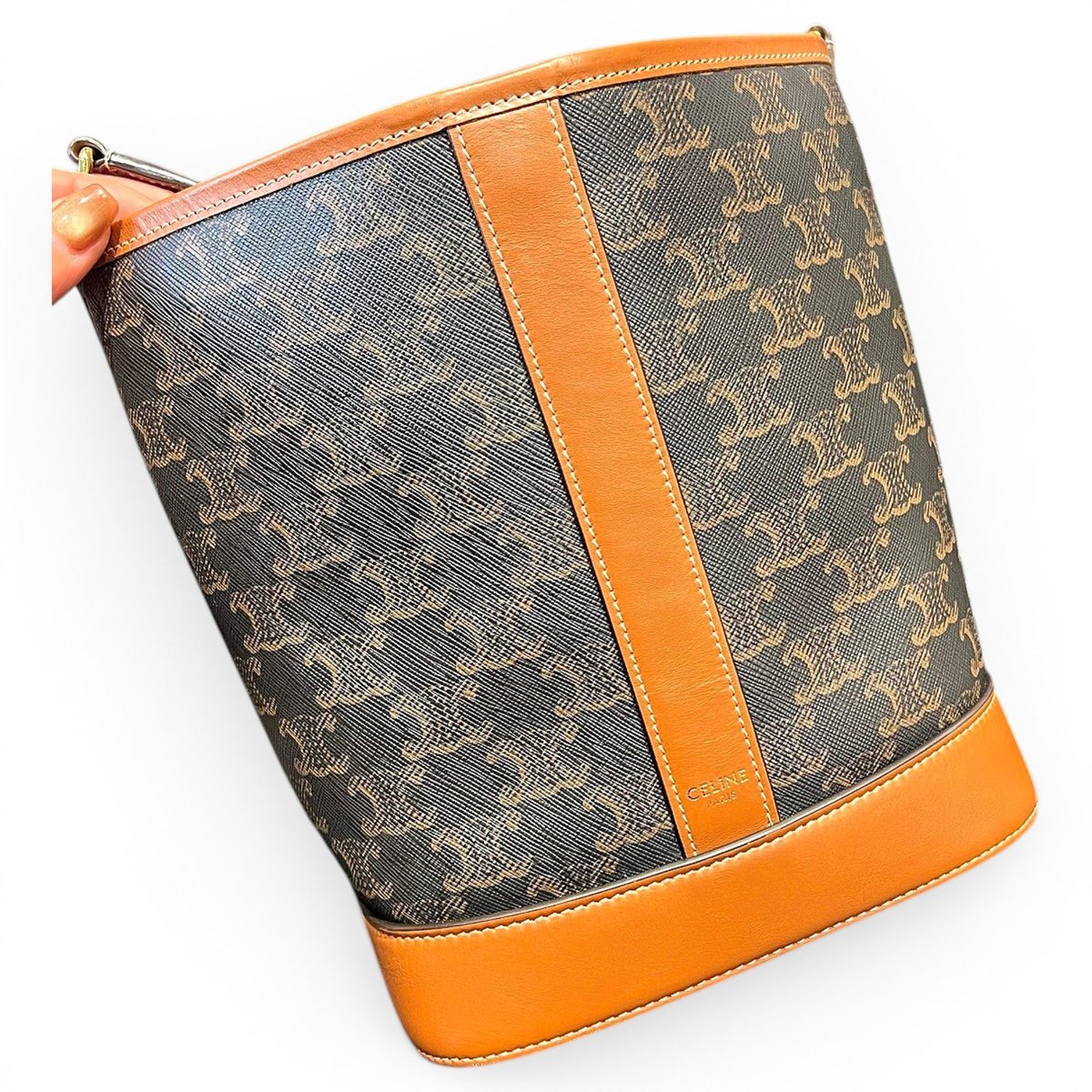 SAC SEAU leather handbag
