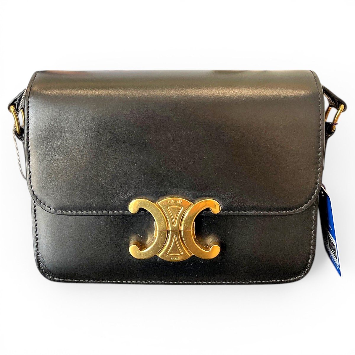 Triomphe leather crossbody bag