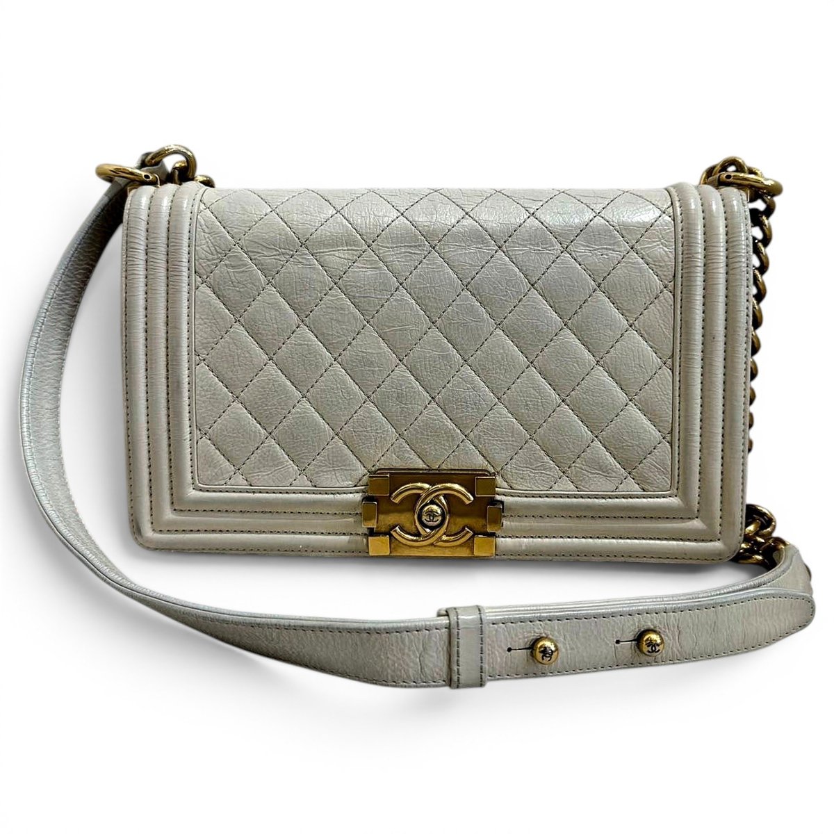 Boy leather crossbody bag