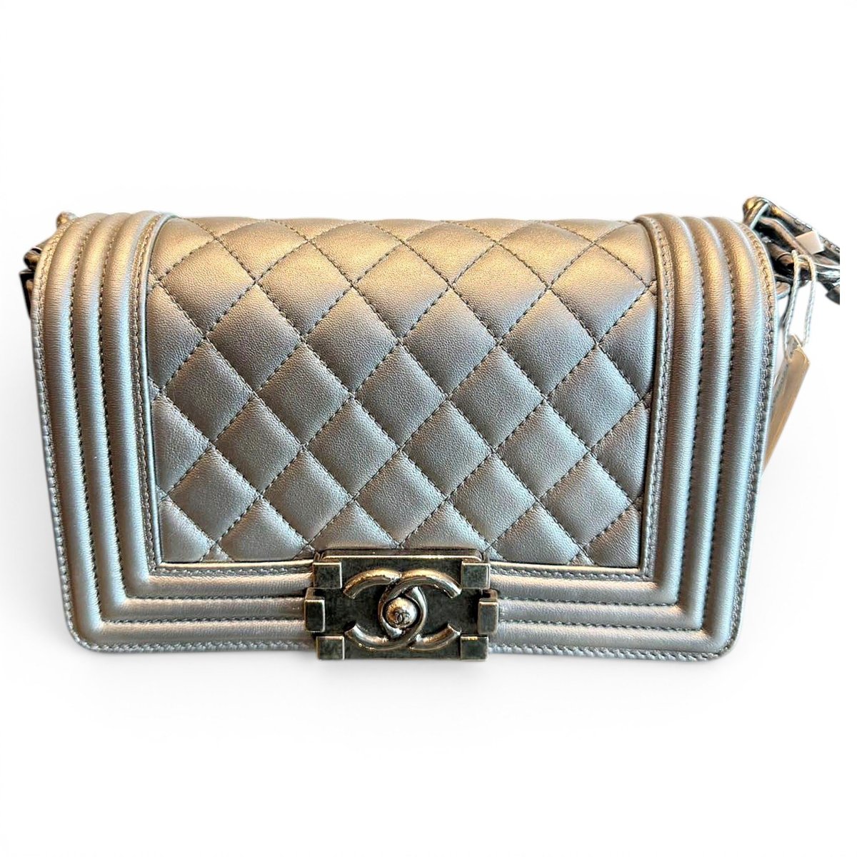 Boy leather crossbody bag