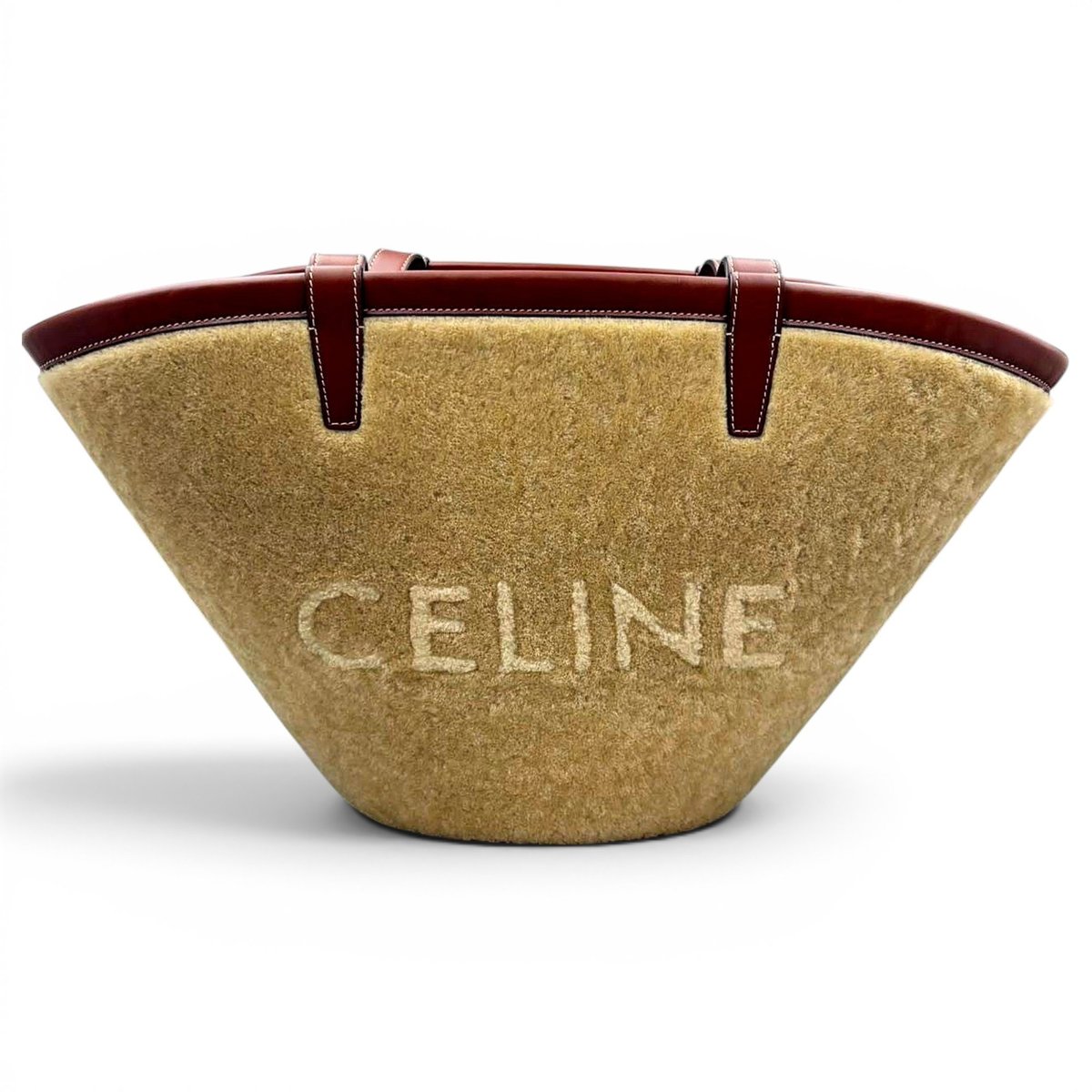 Couffin leather handbag