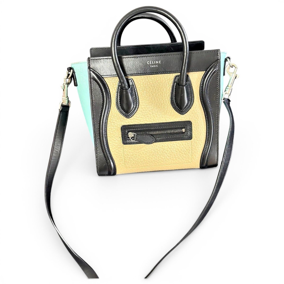 Nano Luggage leather handbag