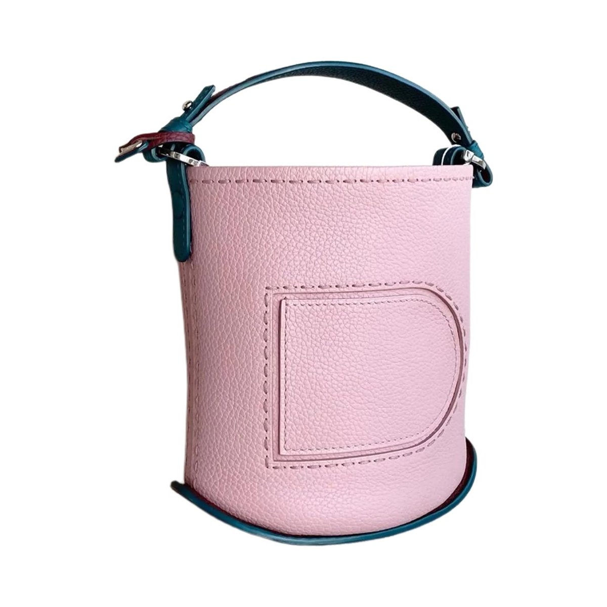 Pin leather handbag