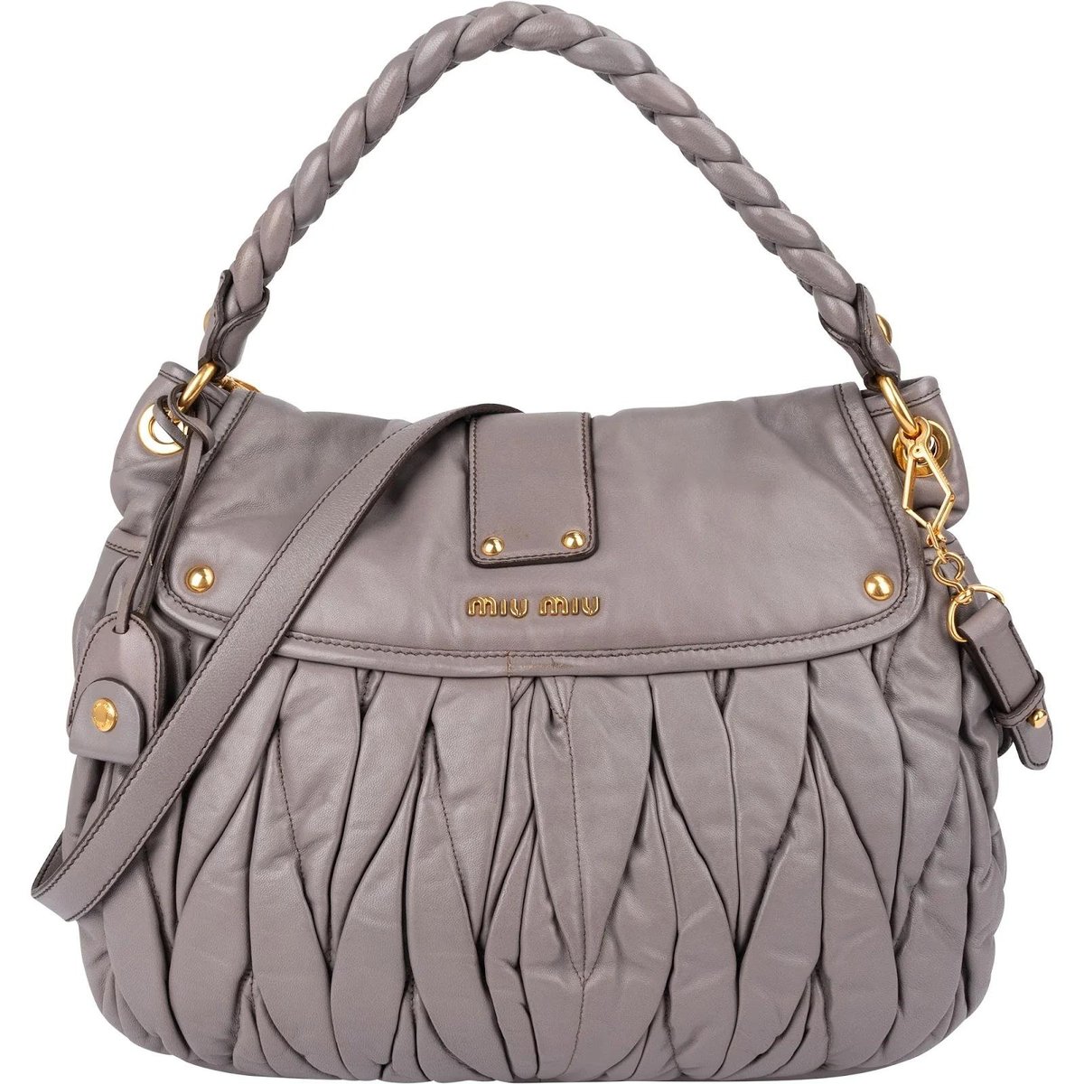 Coffer leather handbag