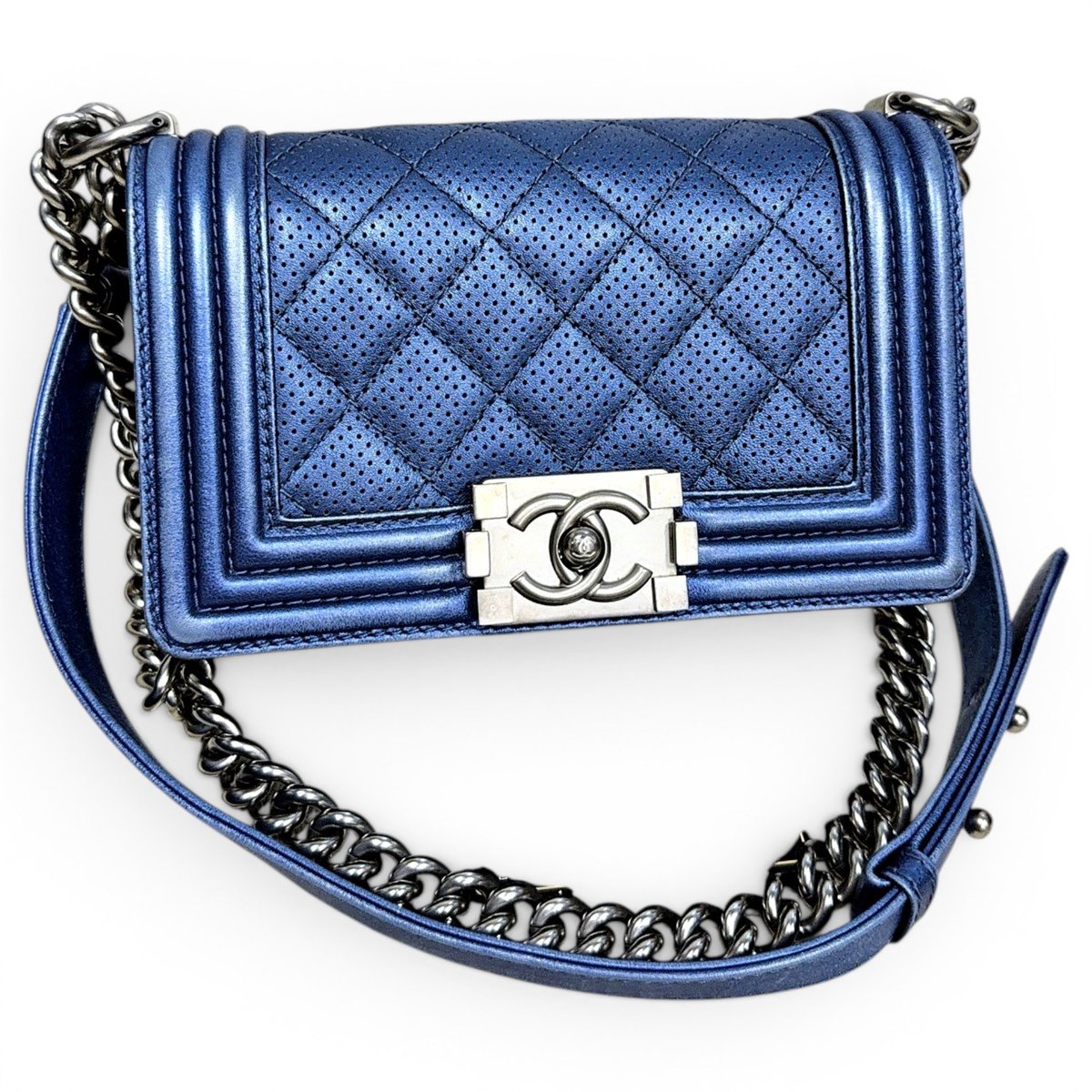 Boy leather crossbody bag