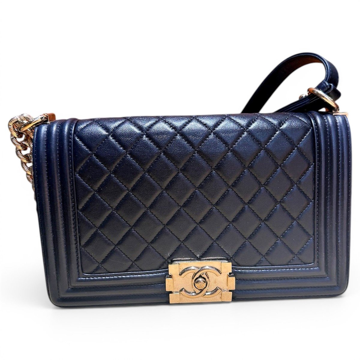 Boy leather crossbody bag