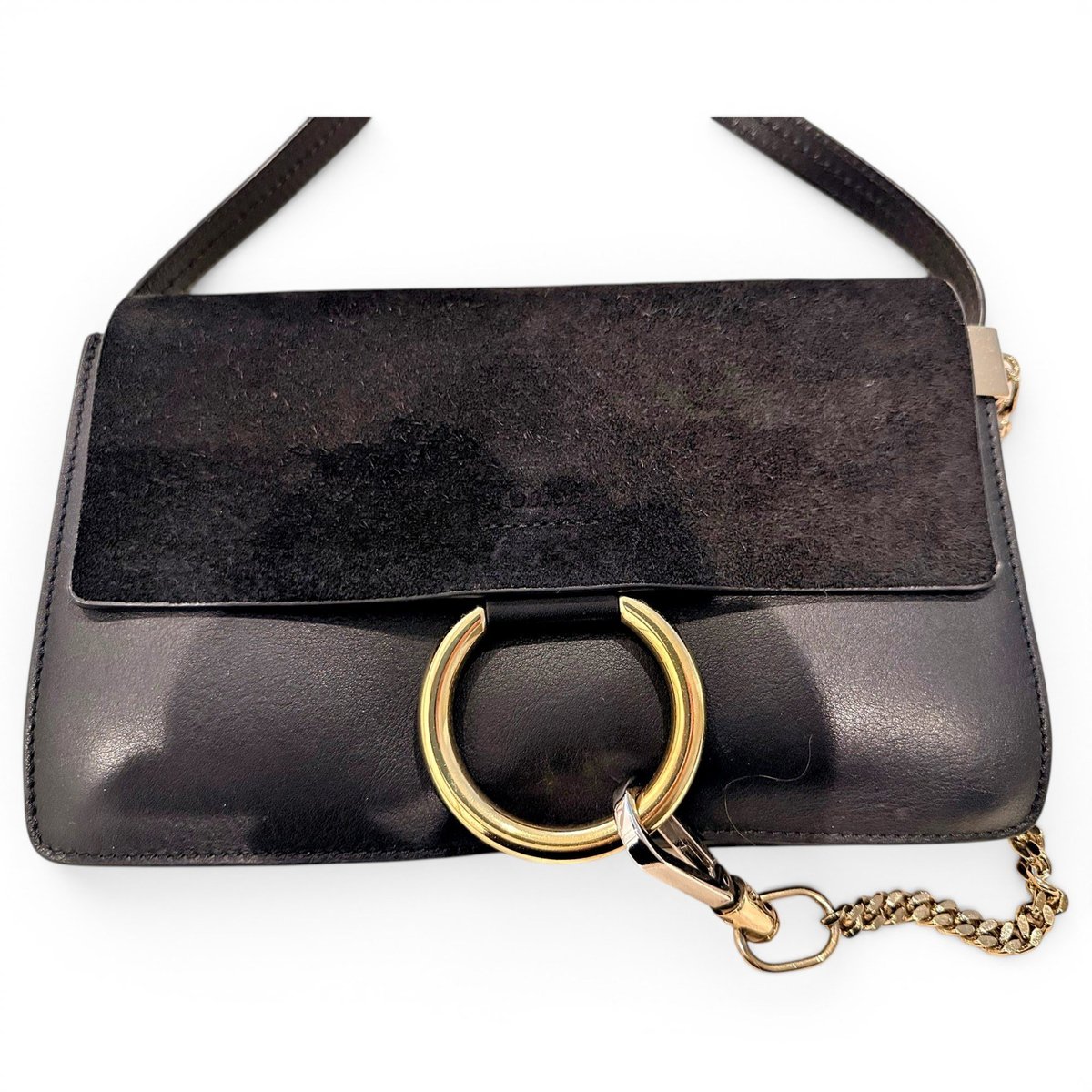 Faye leather handbag