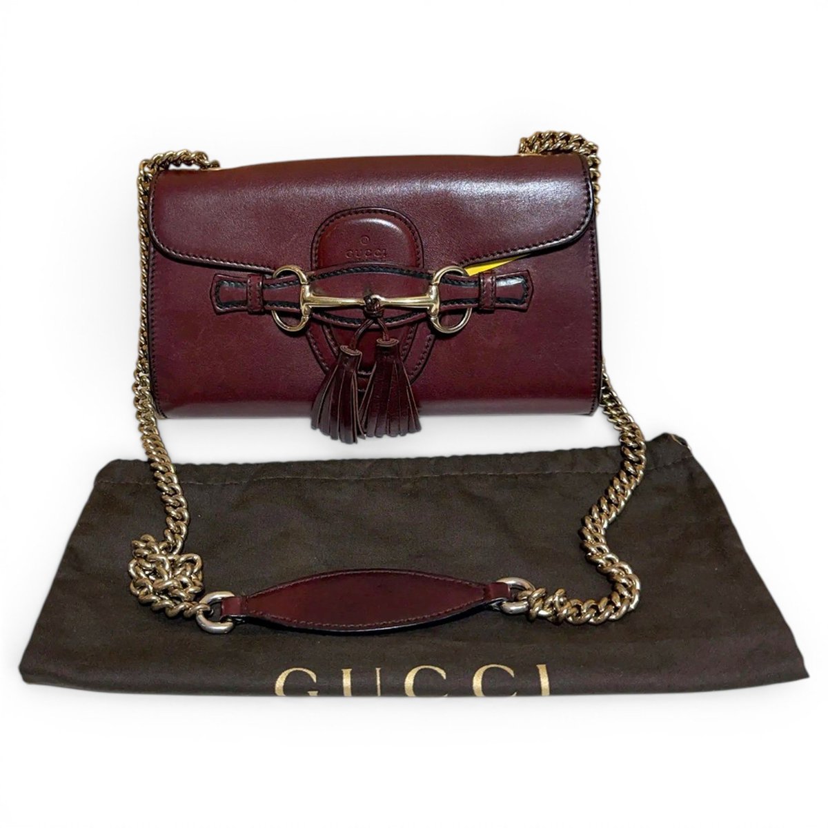Emily leather crossbody bag