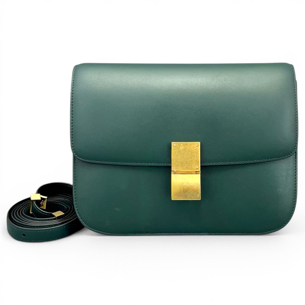 Classic leather handbag