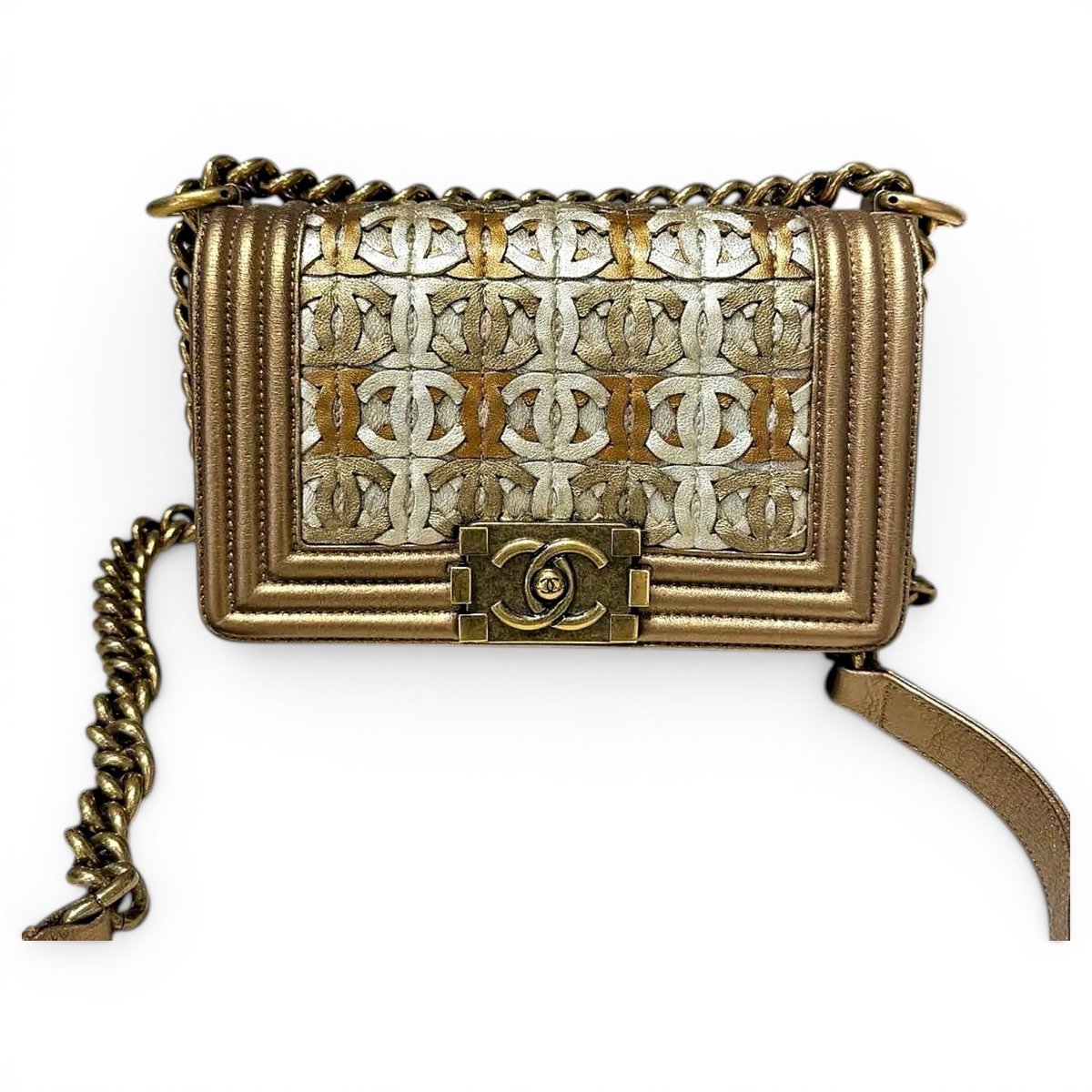 Boy leather crossbody bag