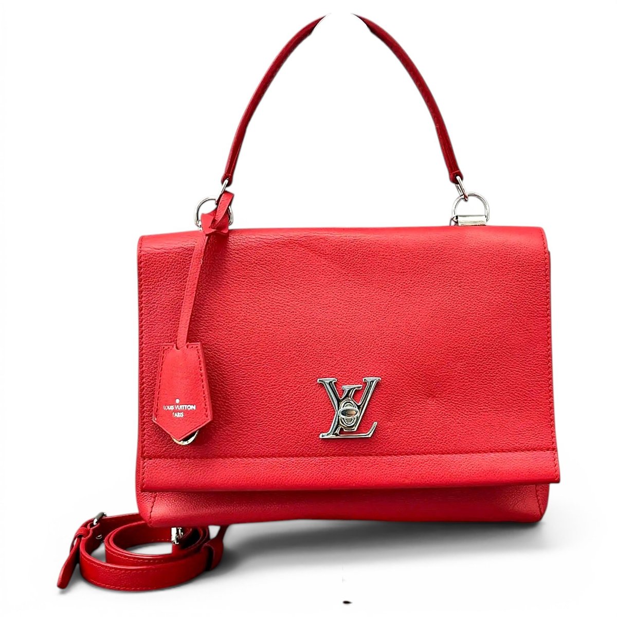 Lockme leather crossbody bag