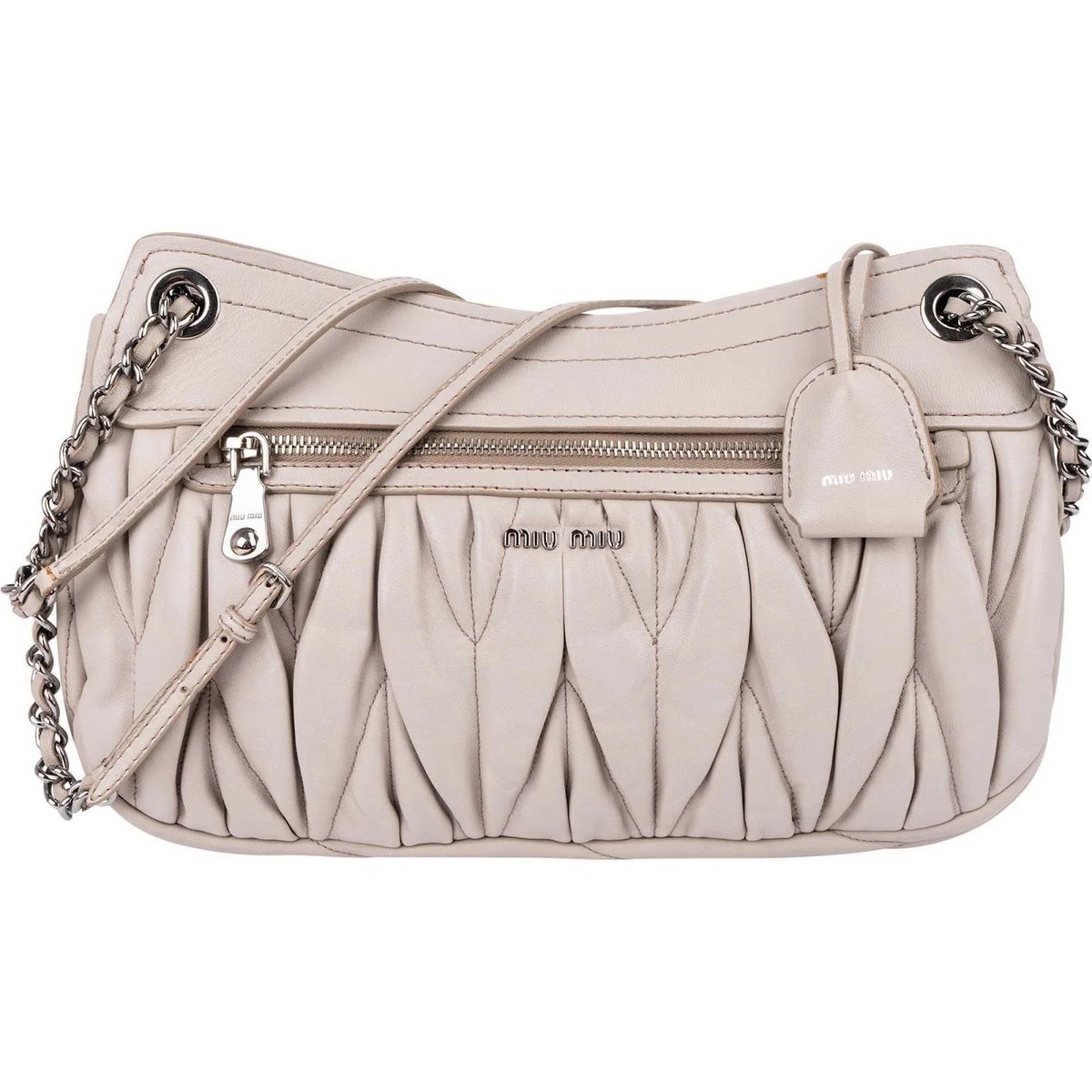 Coffer leather crossbody bag