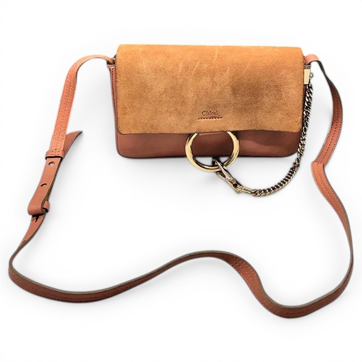 Faye leather crossbody bag