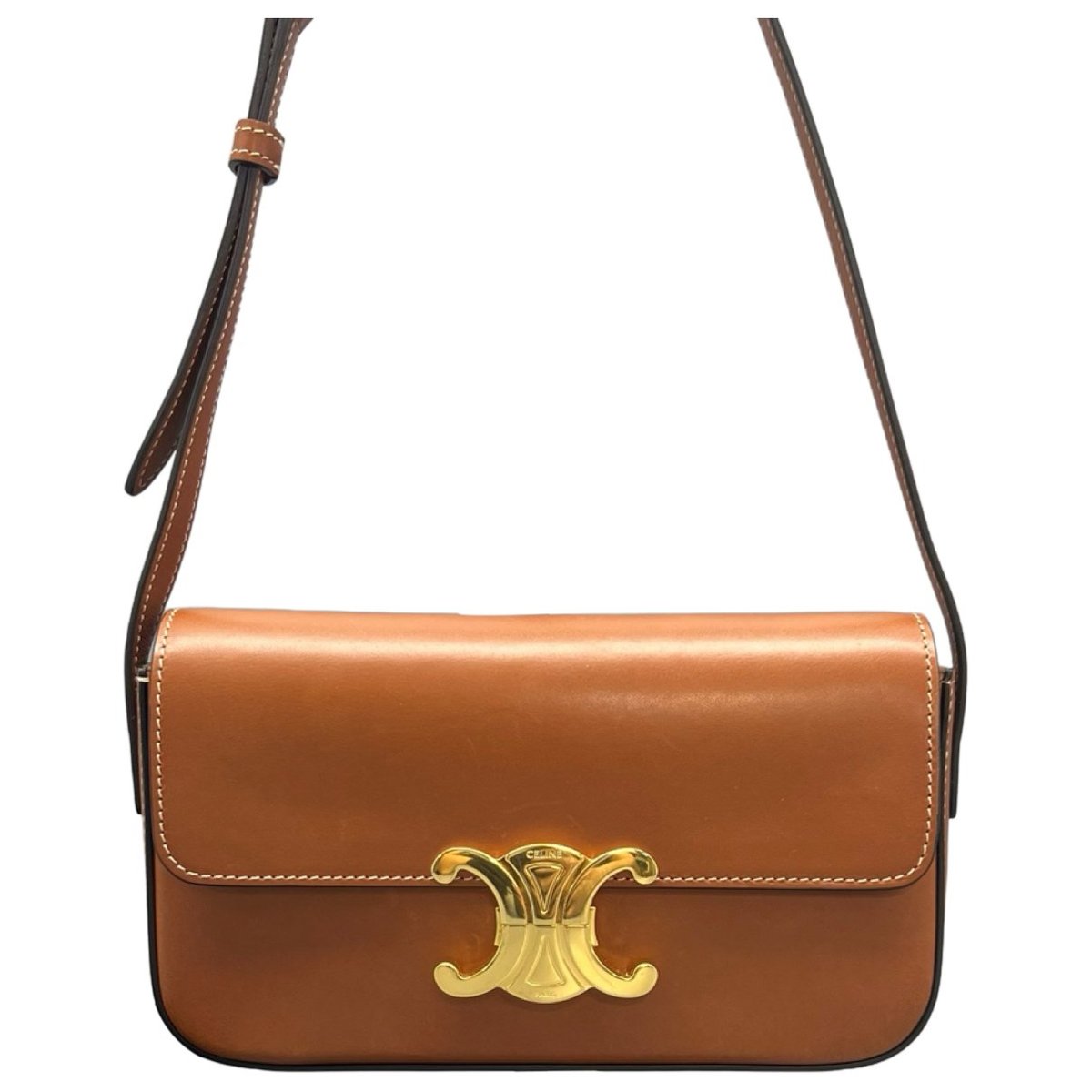Triomphe leather handbag