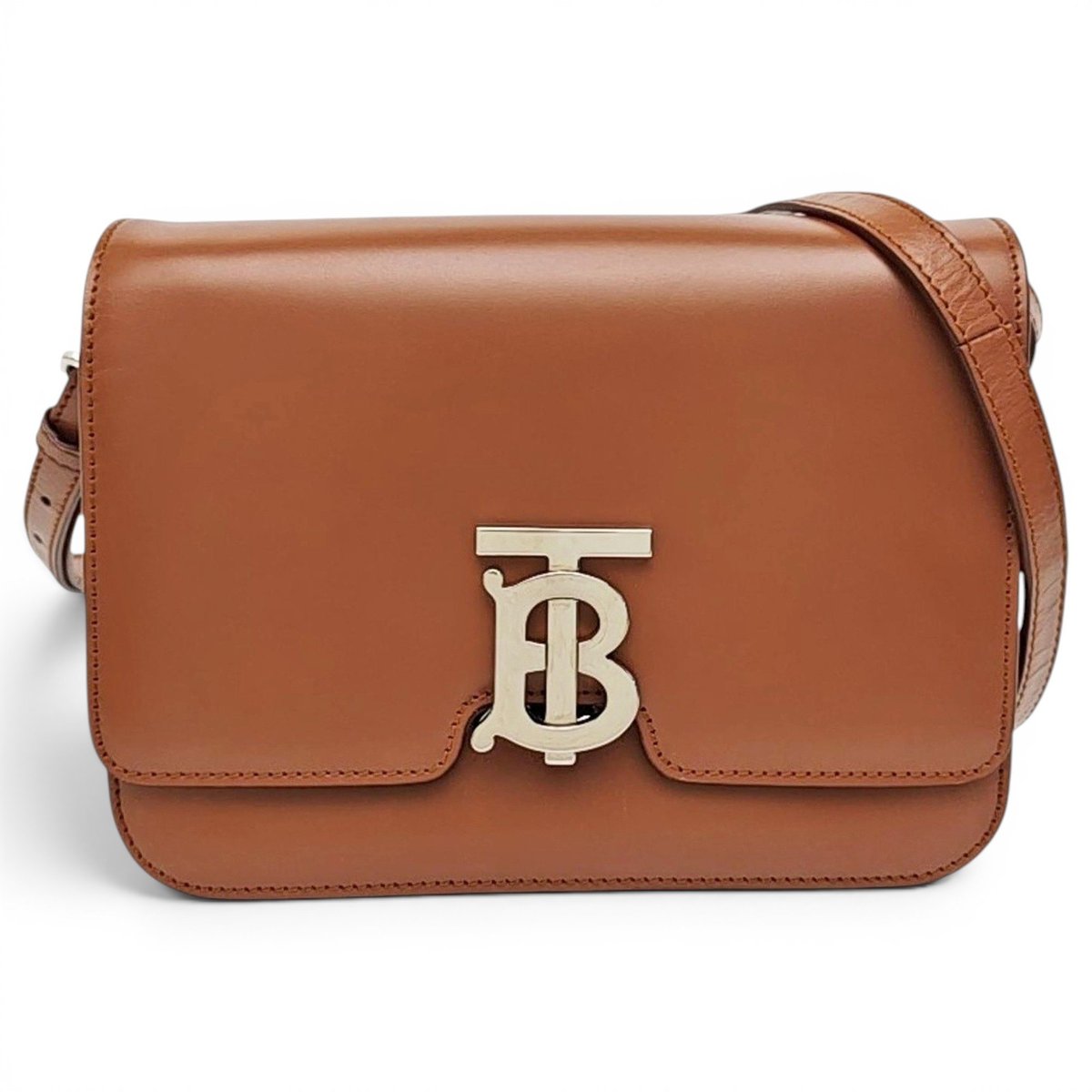 TB leather handbag