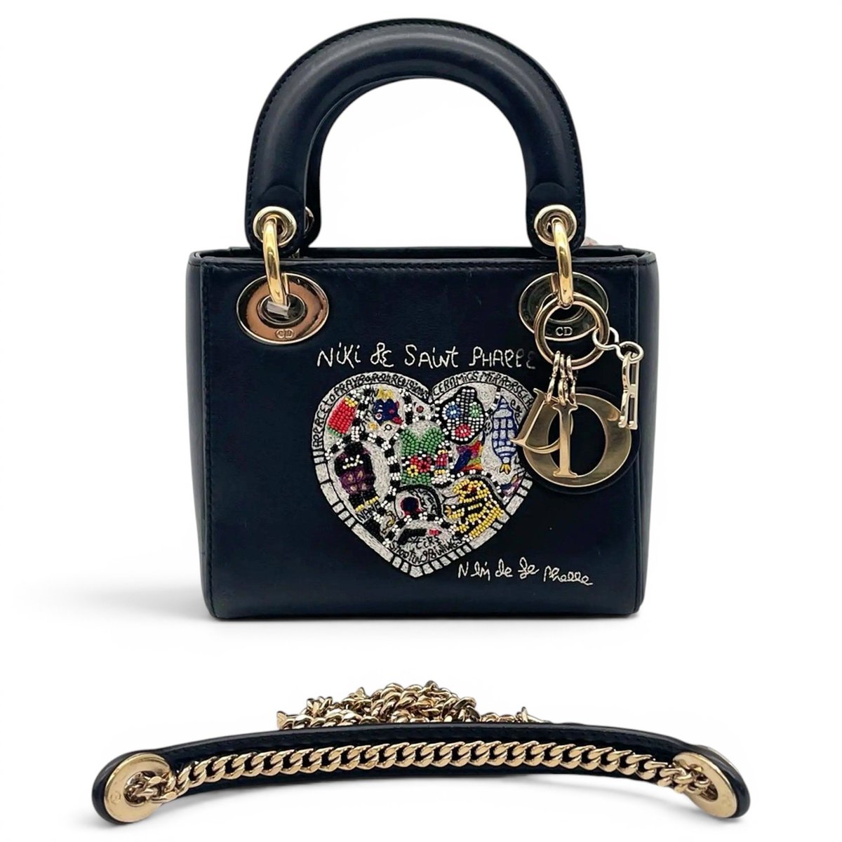 Lady Dior leather handbag