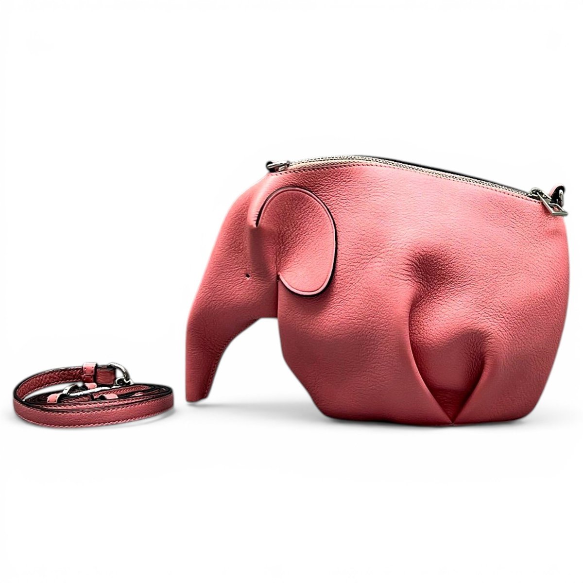 Animals leather crossbody bag