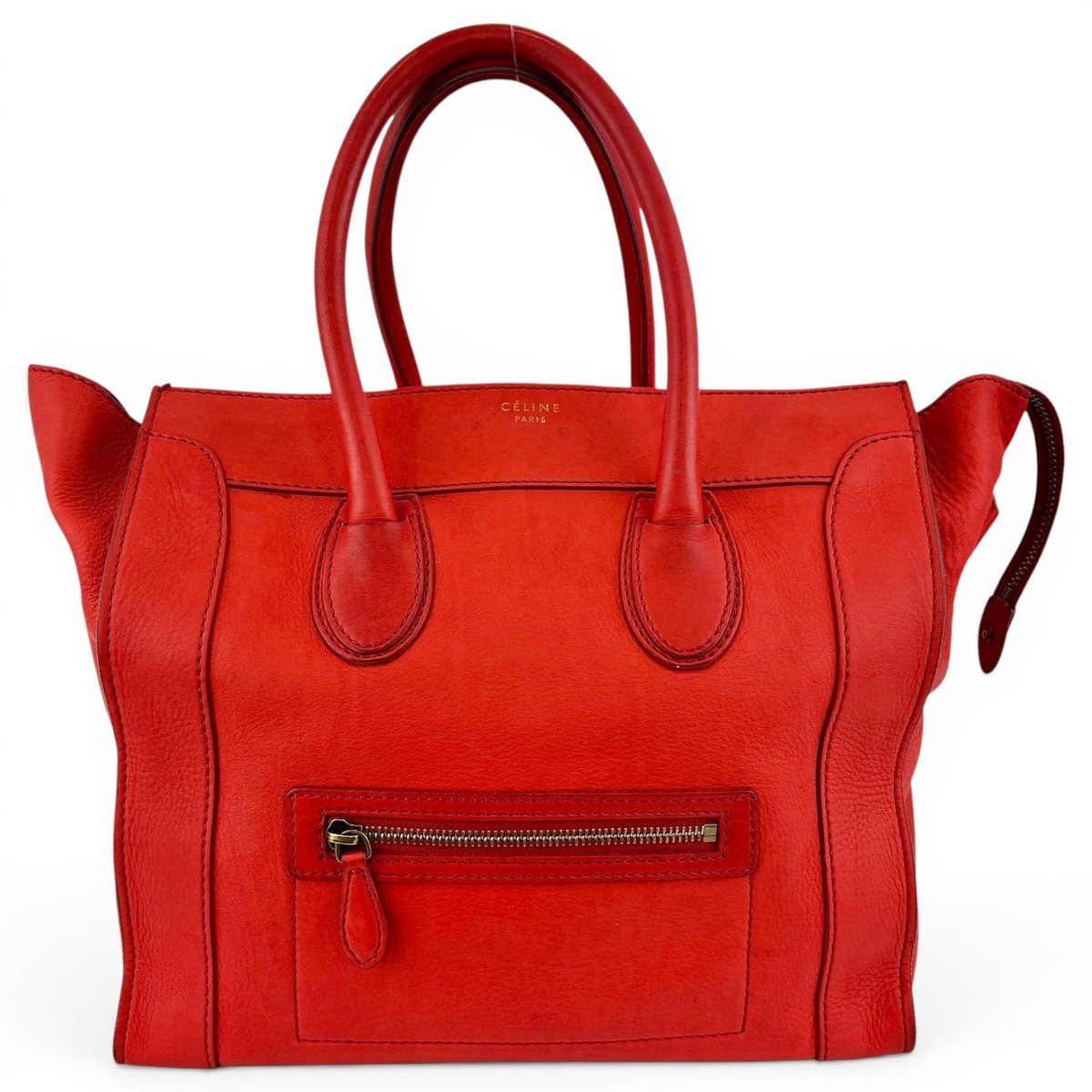 Luggage leather handbag