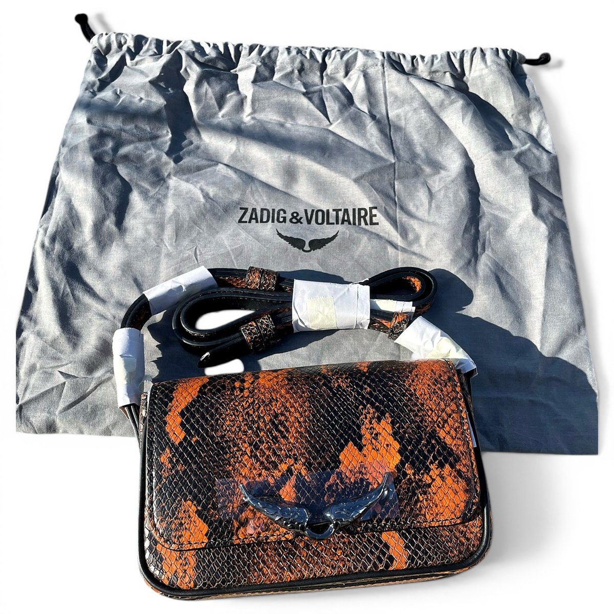 Rock leather crossbody bag