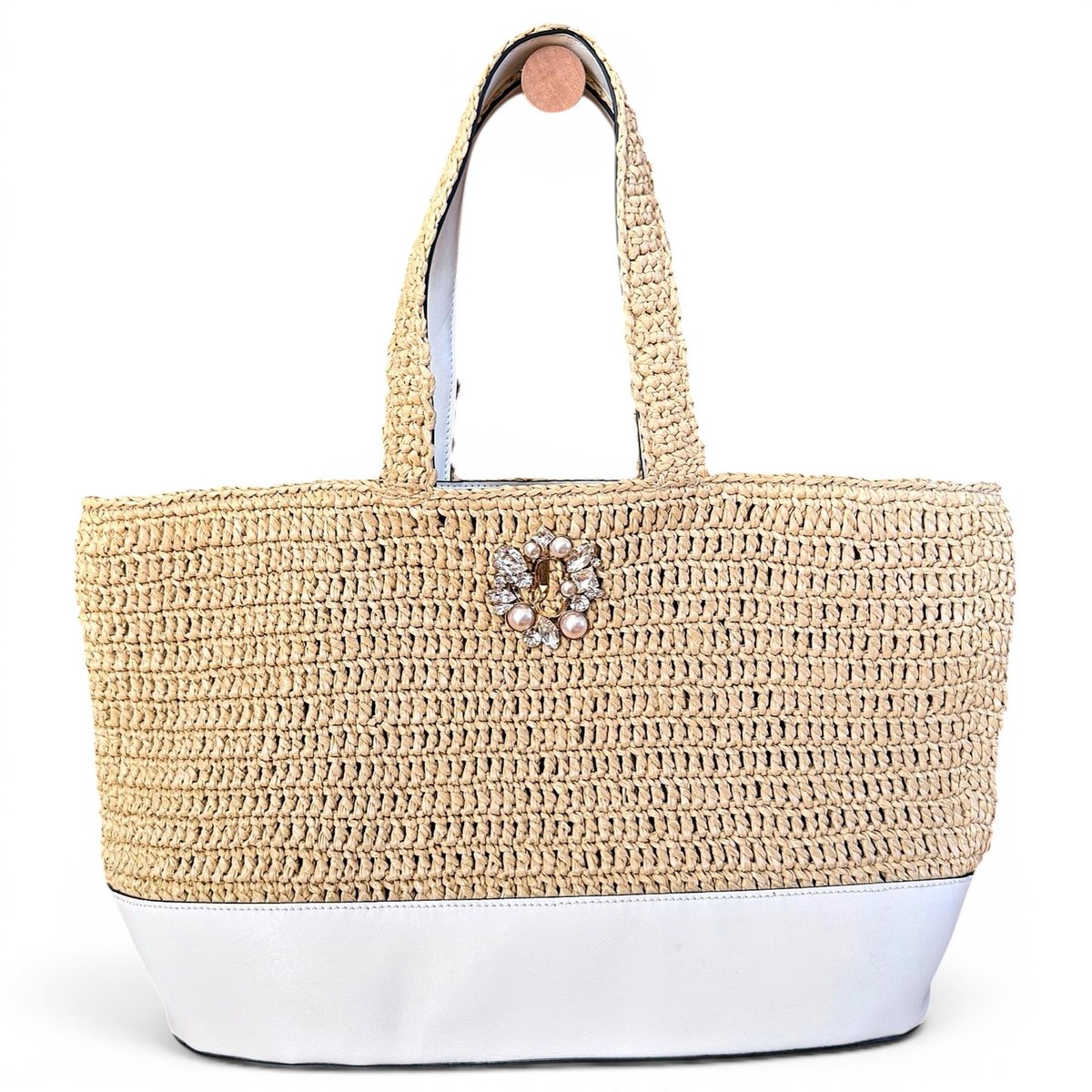 Leather tote