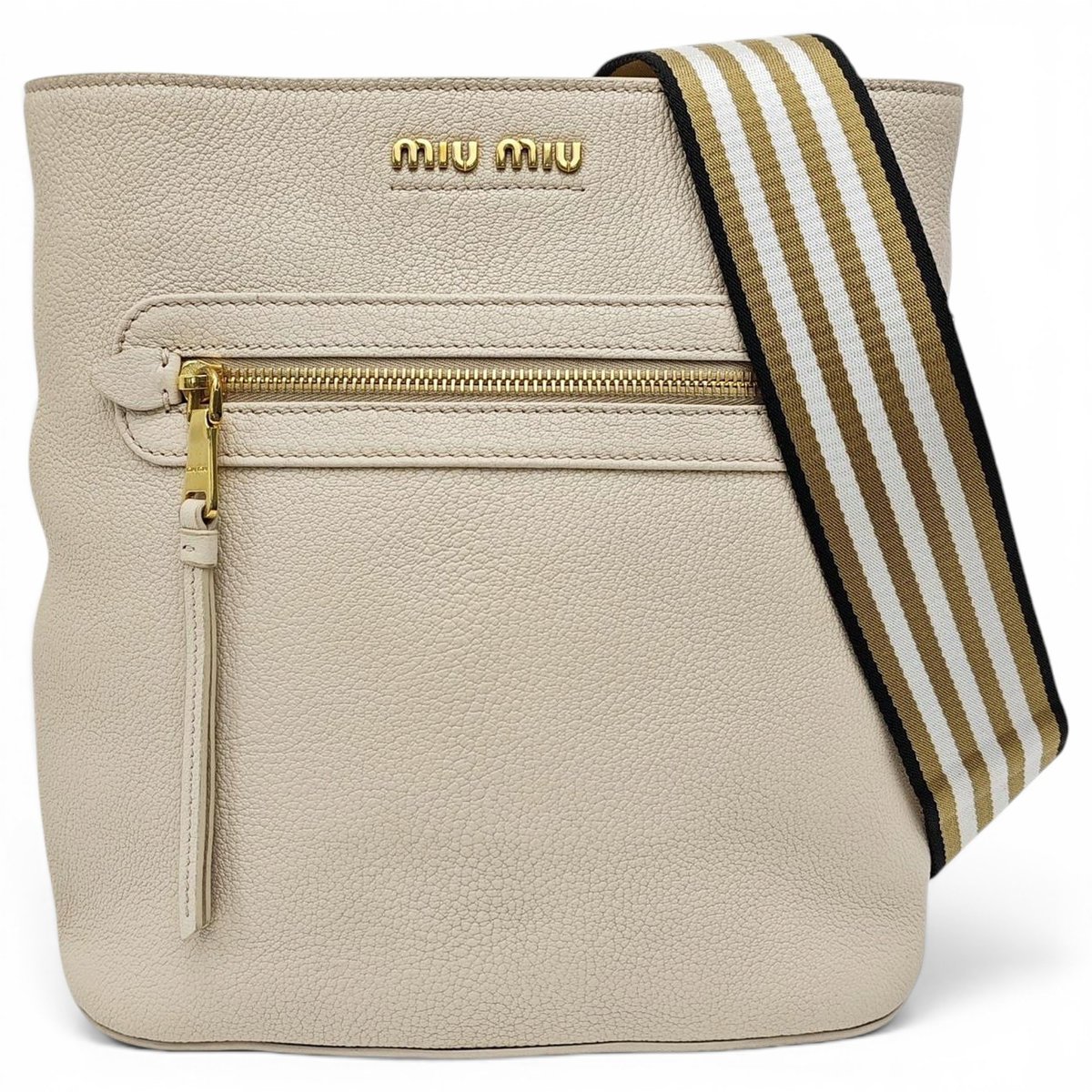 Miu Club leather handbag