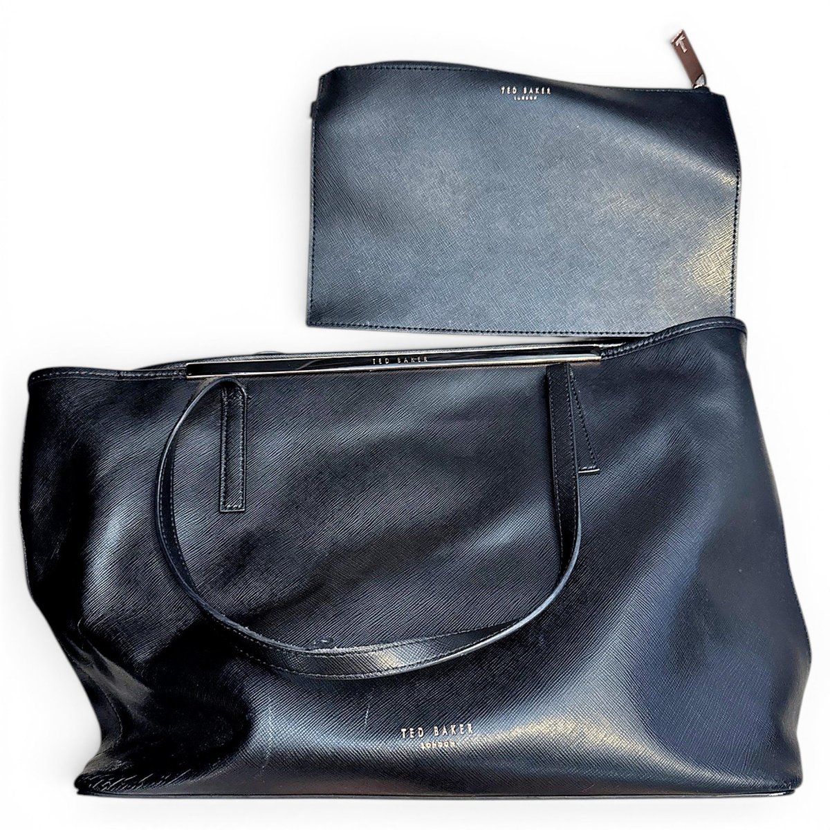 Leather tote